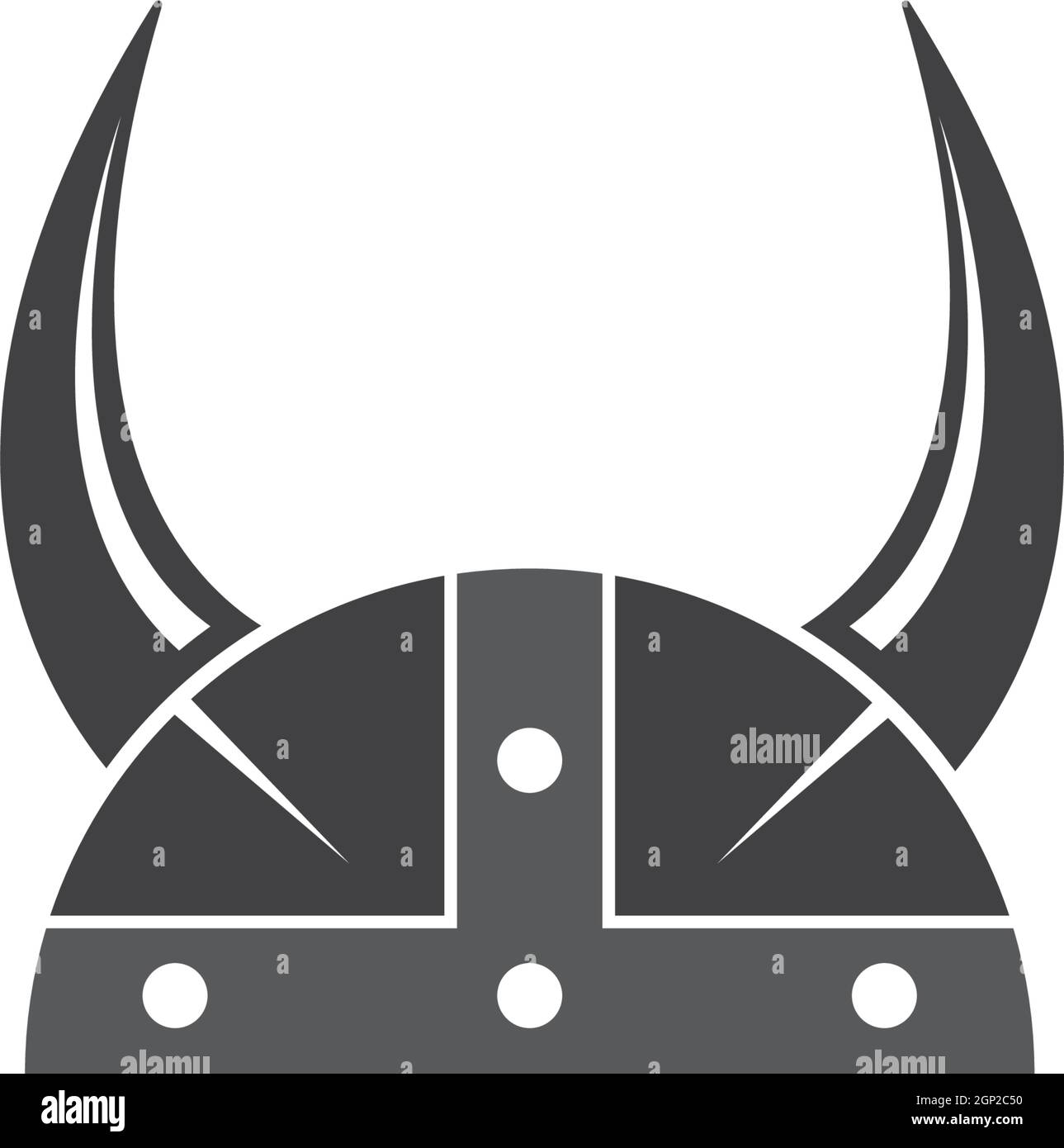 illustration d'une icône représentant un casque spartan Illustration de Vecteur