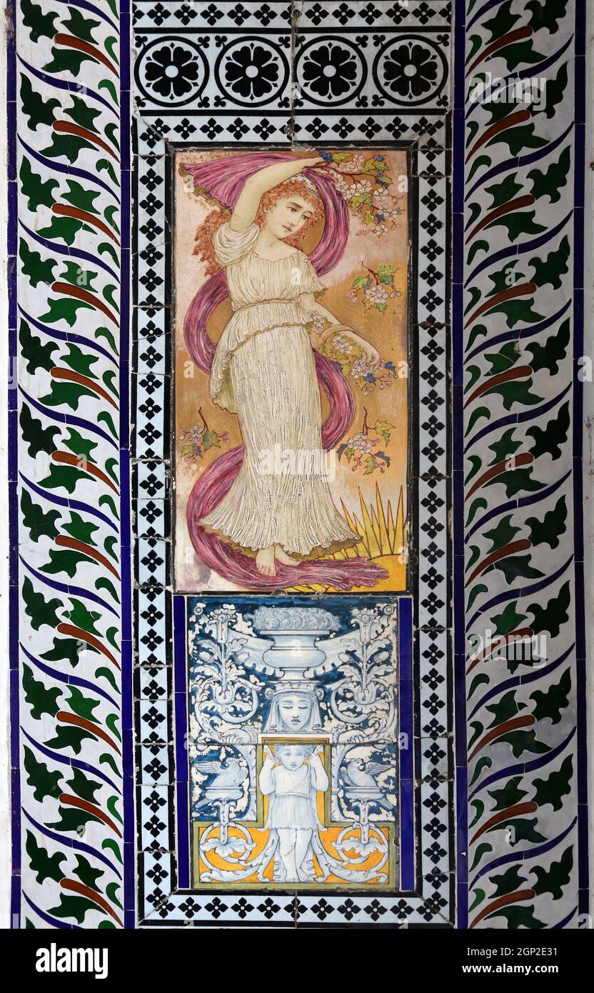 Jain temple, Kolkata, West Bengal, India Banque D'Images