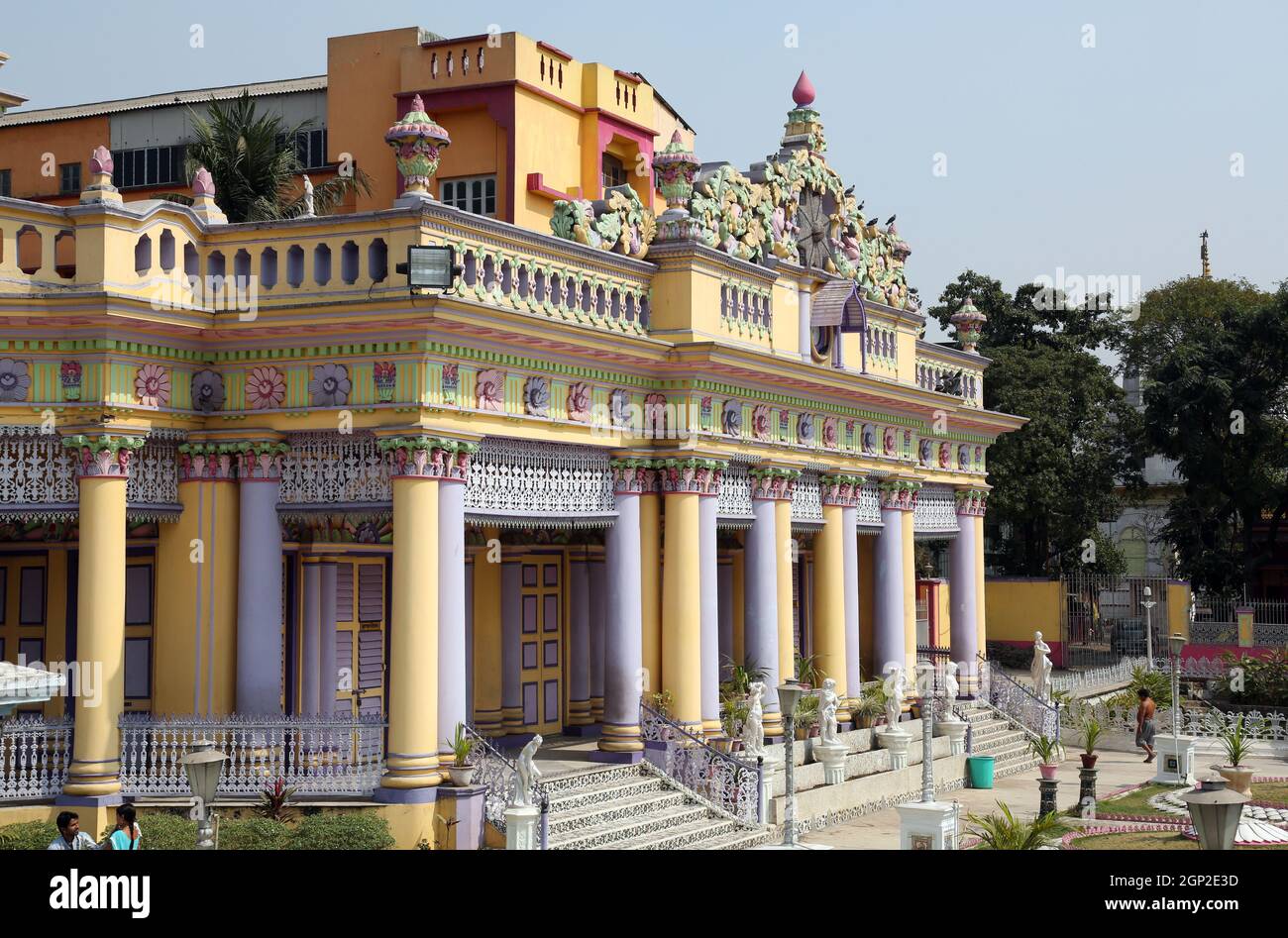 Jain Temple à Kolkata, Bengale-Occidental, Inde Banque D'Images