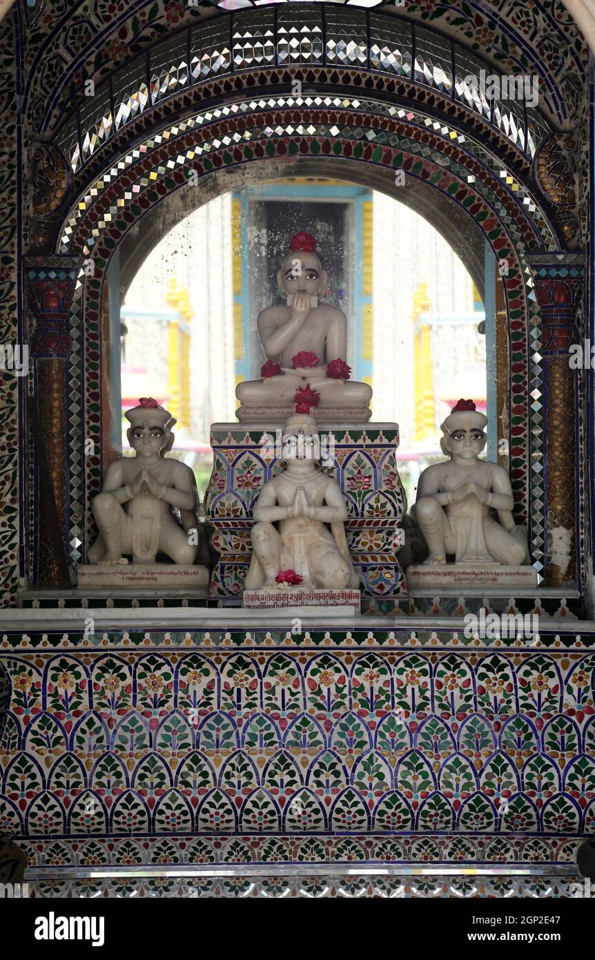 Jain temple, Kolkata, West Bengal, India Banque D'Images