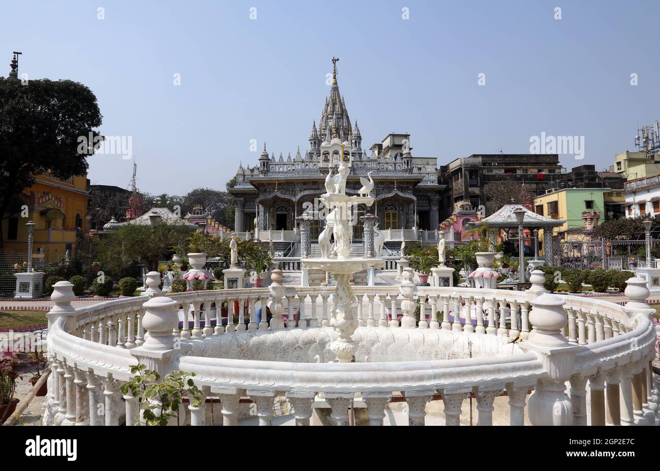 Jain temple, Kolkata, West Bengal, India Banque D'Images