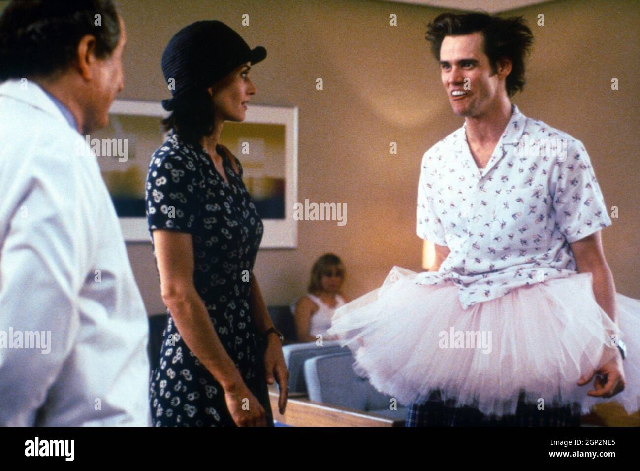 ACE VENTURA: DÉTECTIVE PET, de gauche à droite: Courteney Cox, Jim