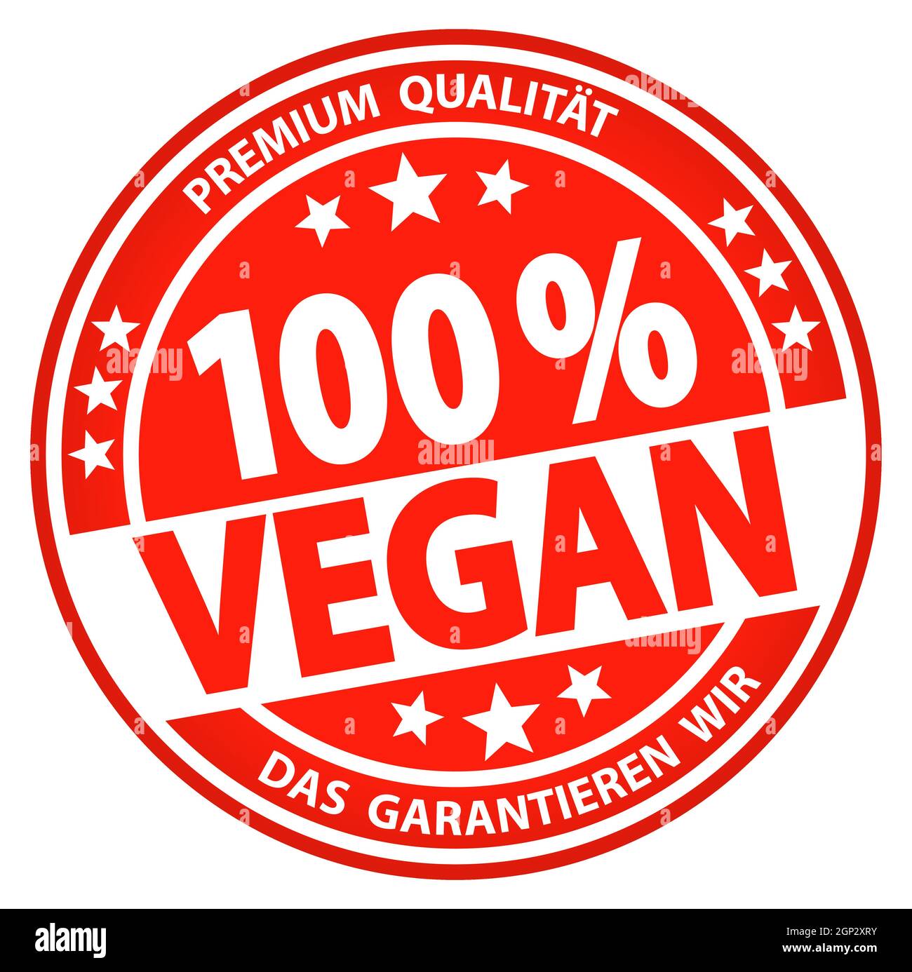 bouton d'affaires rond - 100 % vegan (allemand) Illustration de Vecteur