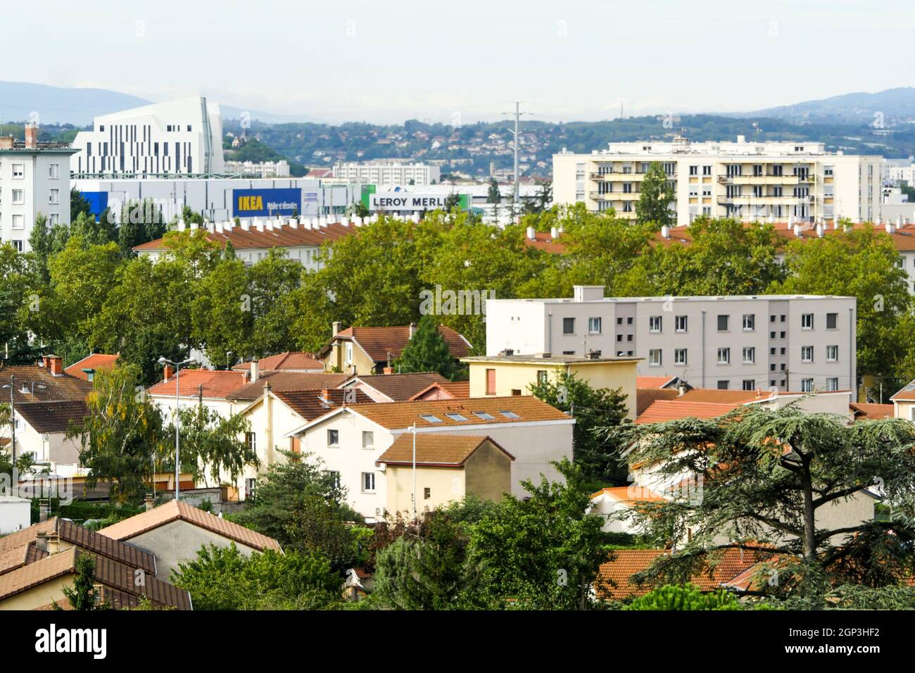 IKEA megastore, Venissieux, banlieue est de Lyon, Rhône, RÉGION DE L'AURA, France Banque D'Images