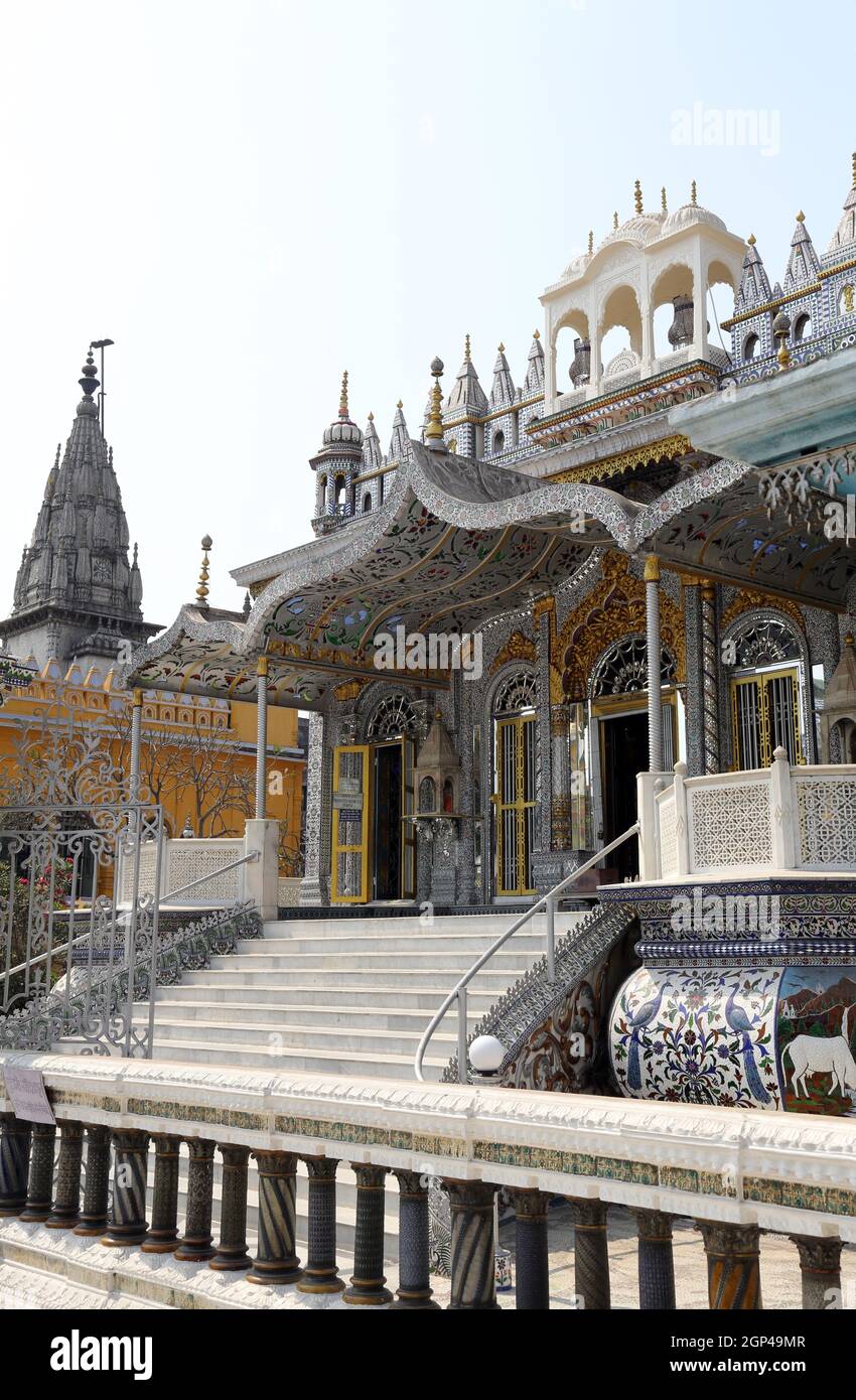 Jain temple, Kolkata, West Bengal, India Banque D'Images