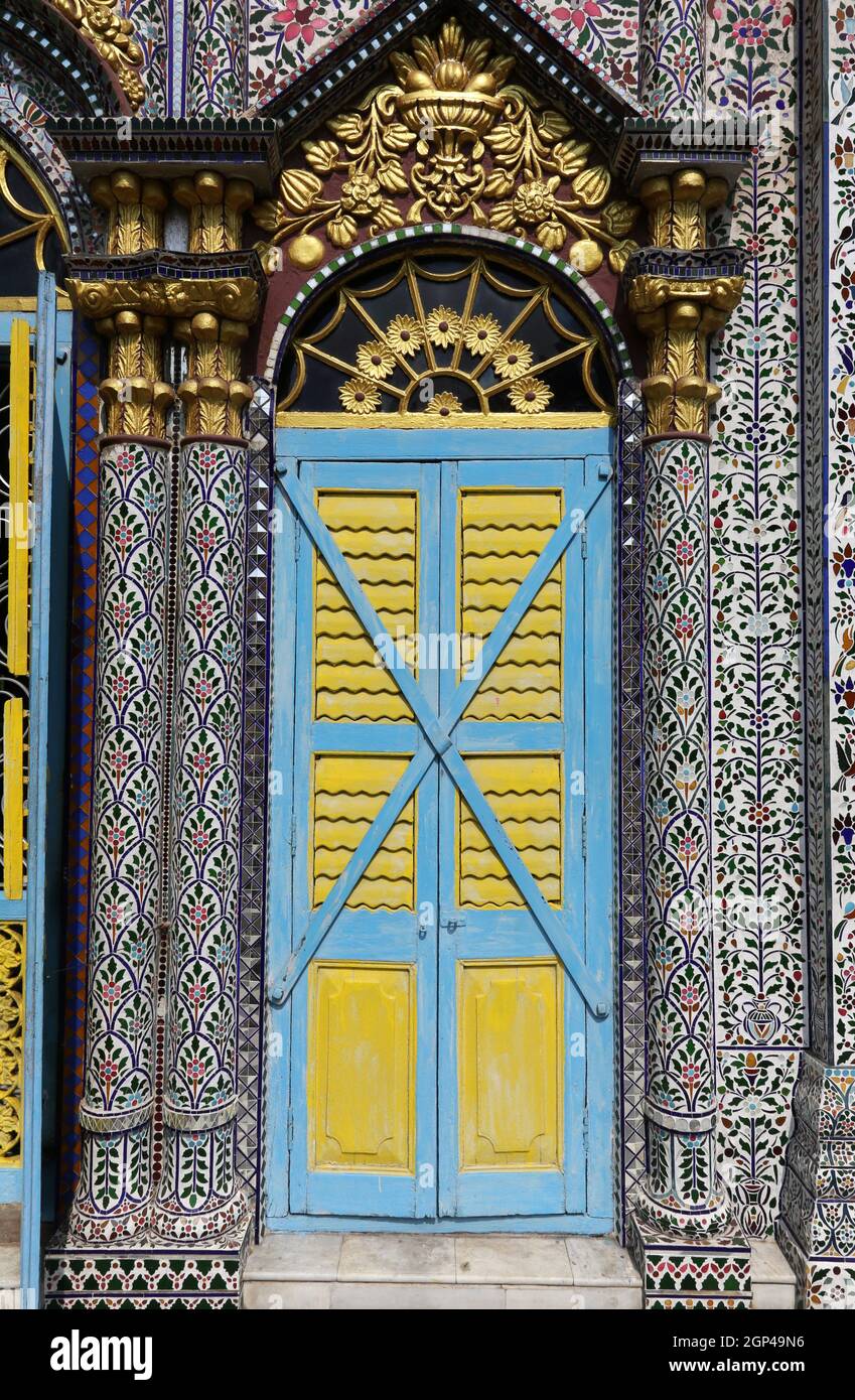 Jain temple, Kolkata, West Bengal, India Banque D'Images