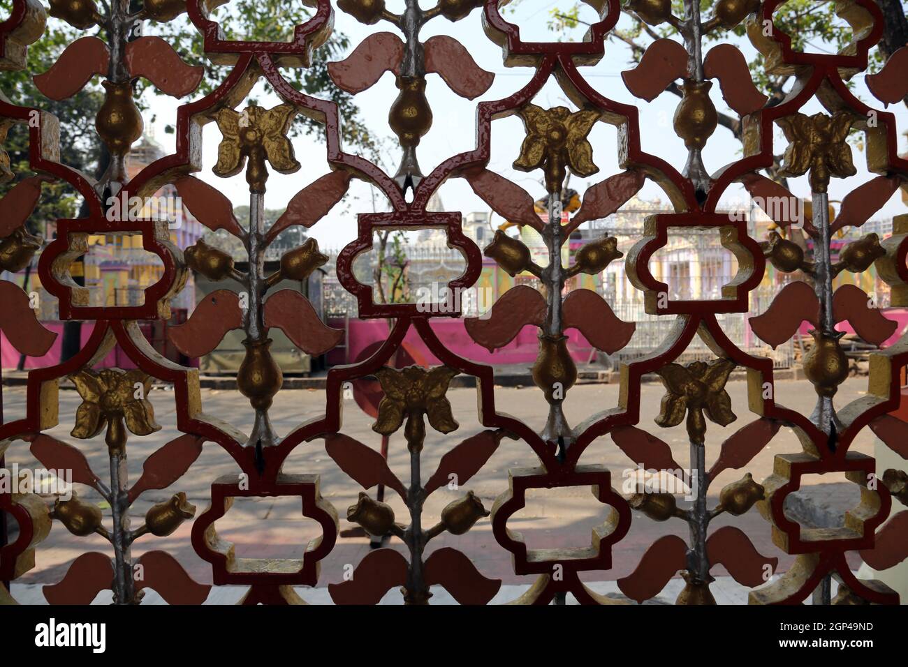 Jain temple, Kolkata, West Bengal, India Banque D'Images