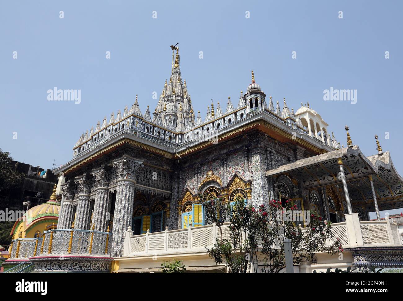 Jain temple, Kolkata, West Bengal, India Banque D'Images
