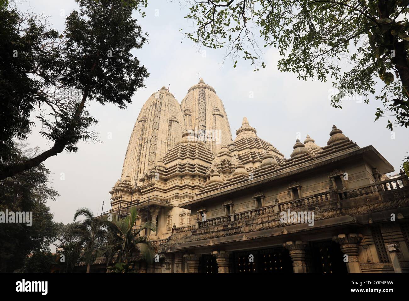 Birla Mandir (Temple hindou) à Kolkata, Bengale occidental, Inde Banque D'Images