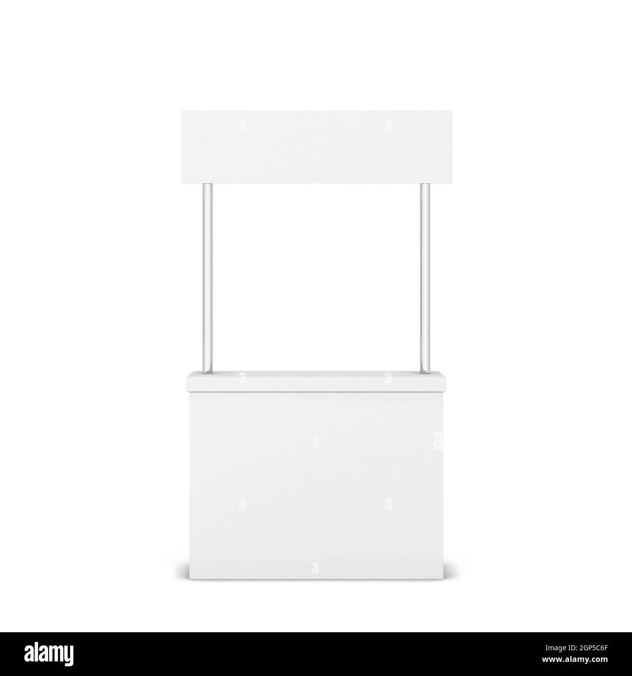 Comptoir De Foire Portable Avec Rangement - Présentoir D'Exposition 40x90x90 Cm - Pour Salons, Promotions, Démos Produits - 6