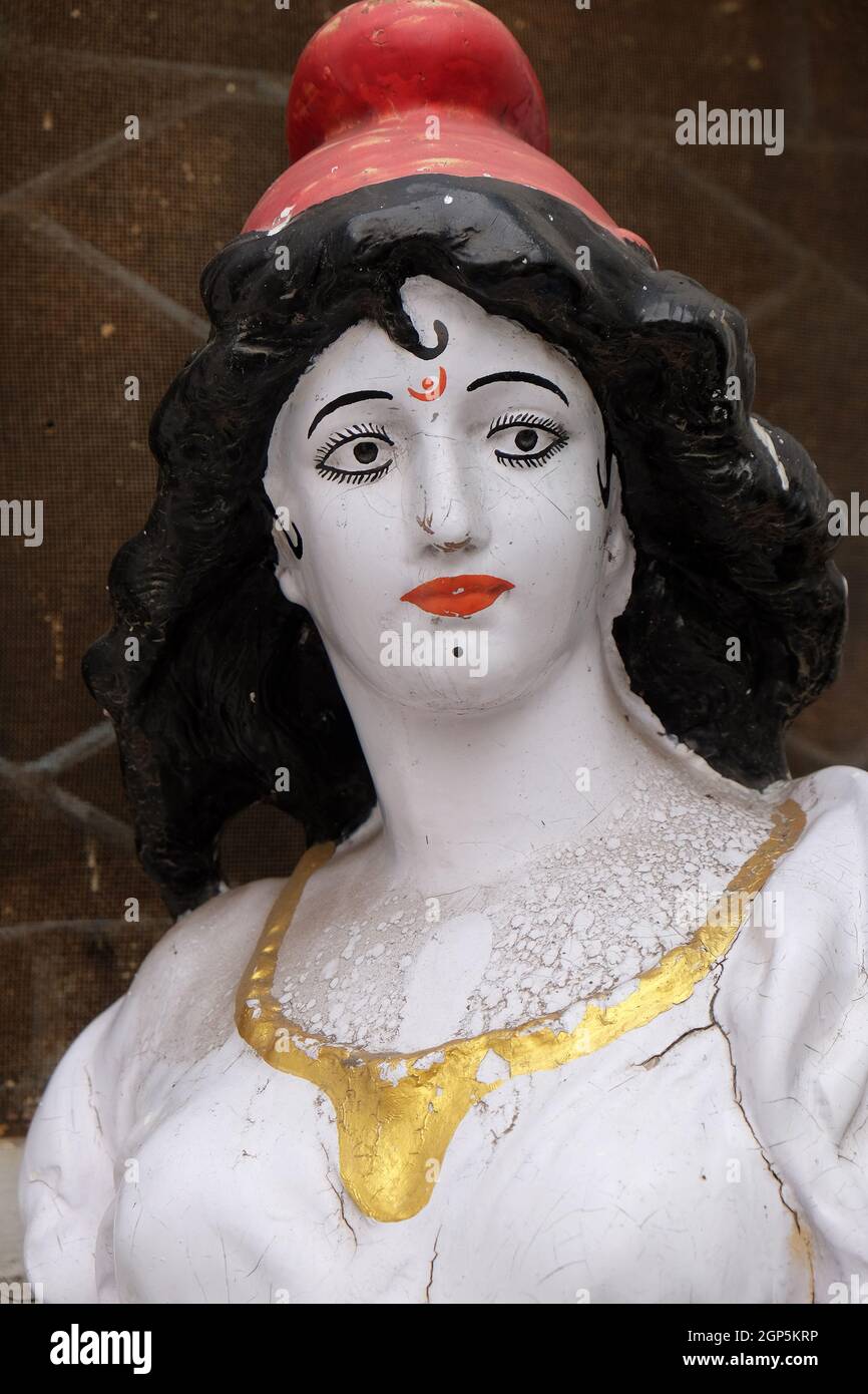 Le temple Jain (également appelé temple Parshwanath) est un temple Jain à Badridas Temple Street est une attraction touristique majeure à Kolkata, Bengale occidental, Inde Banque D'Images