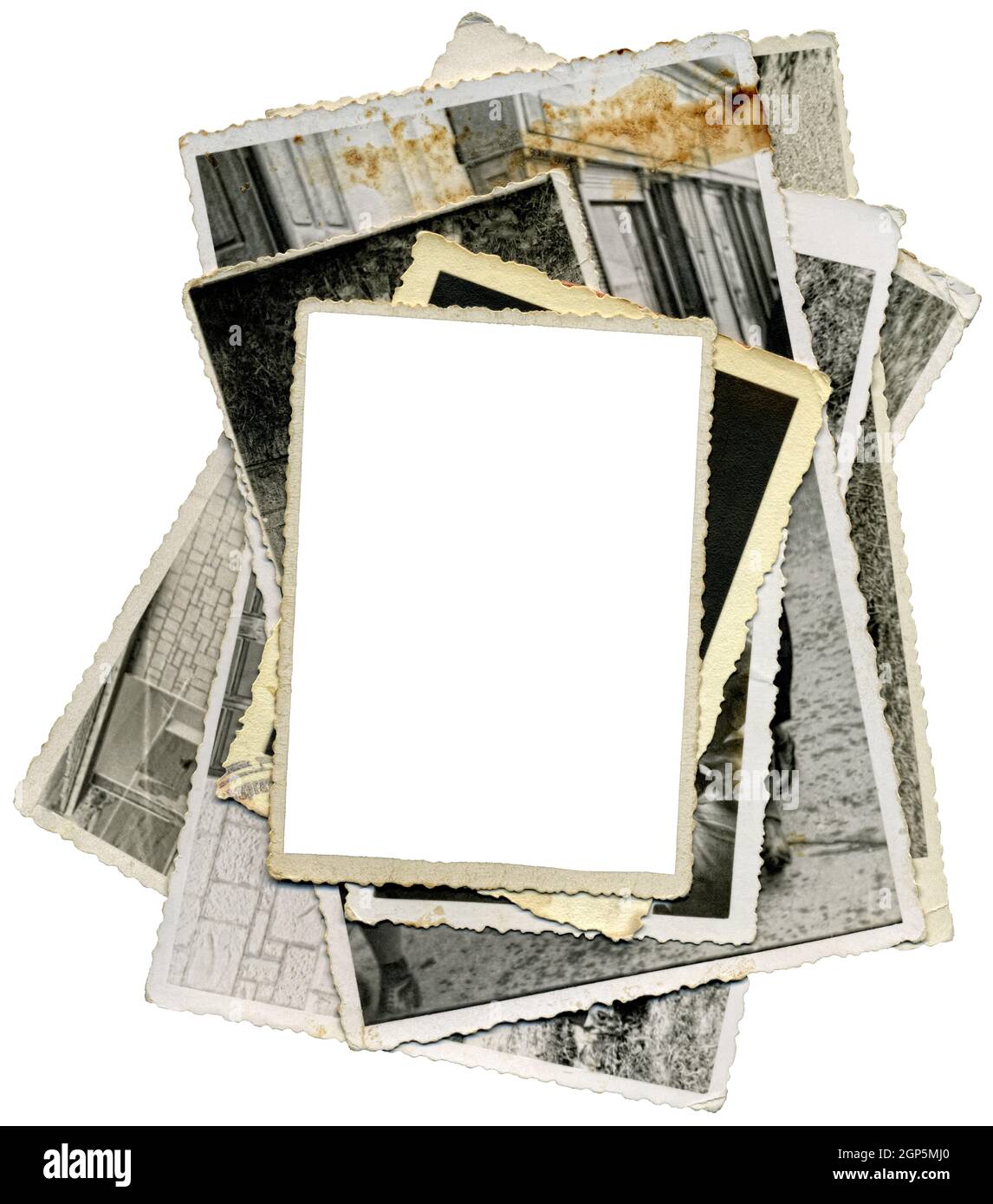 Ancien modèle d'arrière-plan de papier photo grundy Banque D'Images