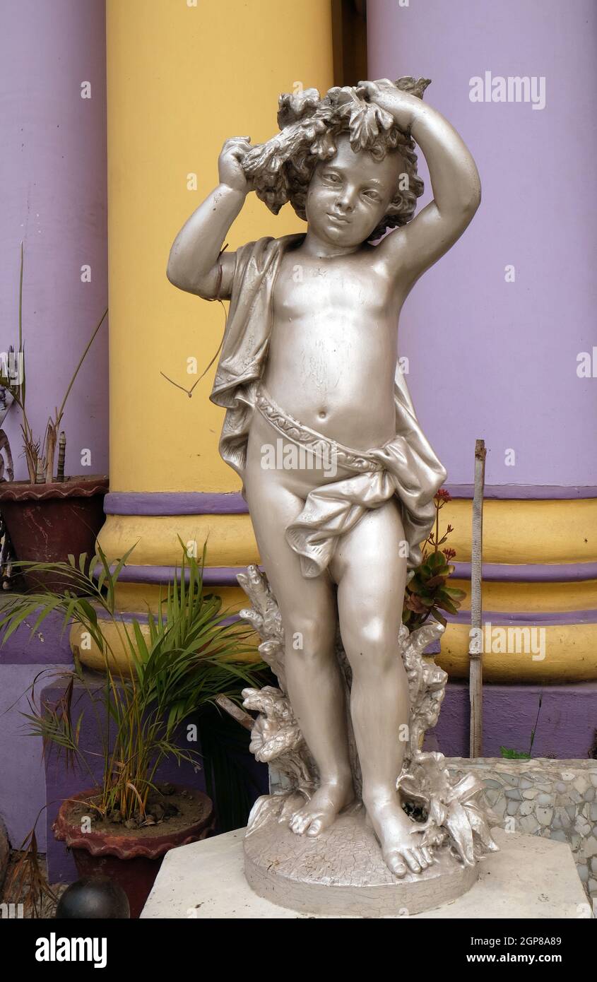 Jain Temple (également appelé Parshwanath Temple) est un temple Jain à Badridas Temple Street à Kolkata, Bengale occidental, Inde Banque D'Images