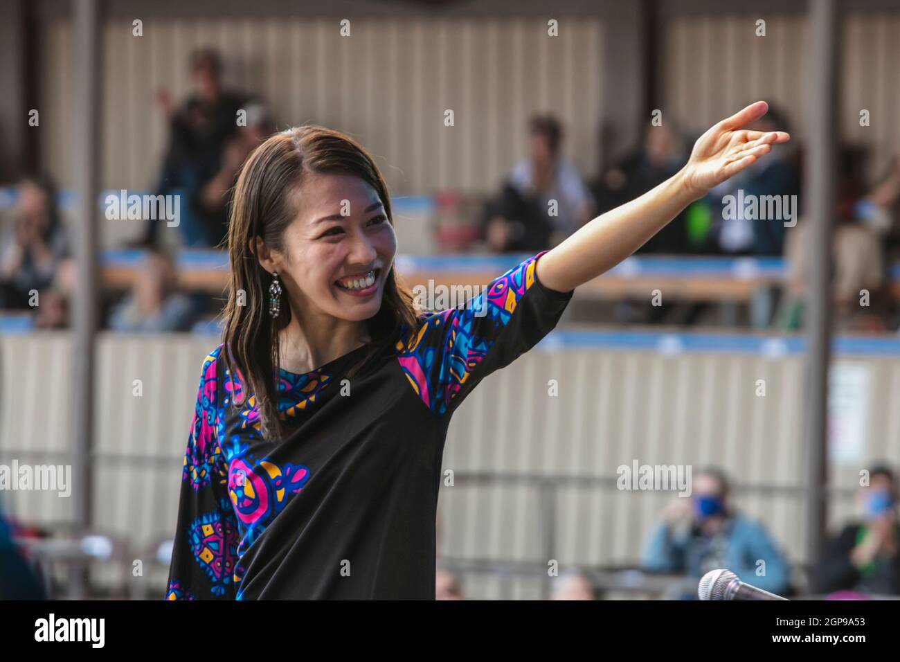 MIHO MAZAMA dirige M UNIT au Monterey Jazz Festival 2021. Banque D'Images