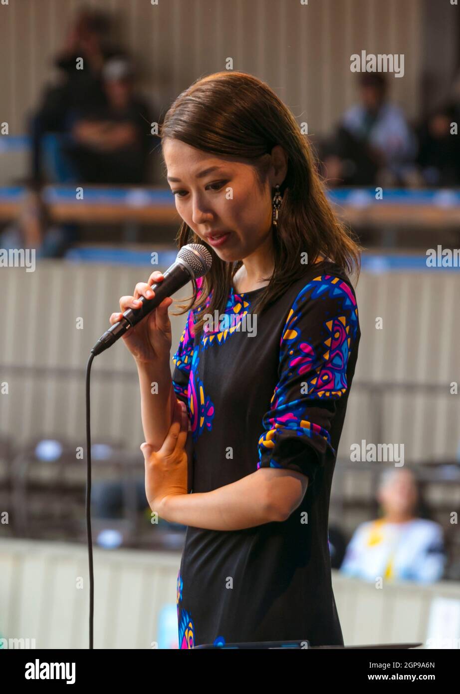 MIHO MAZAMA dirige M UNIT au Monterey Jazz Festival 2021. Banque D'Images