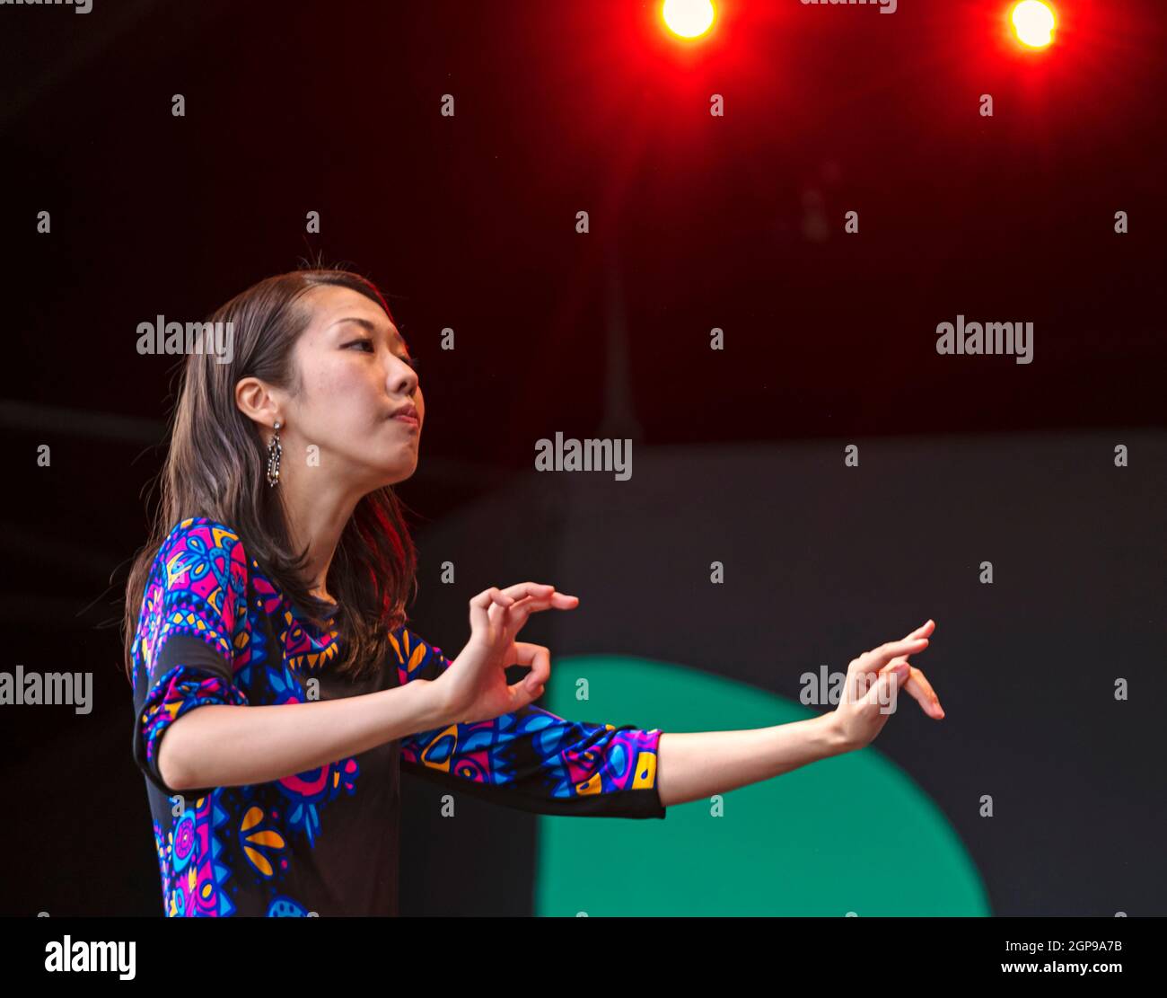 MIHO MAZAMA dirige M UNIT au Monterey Jazz Festival 2021. Banque D'Images