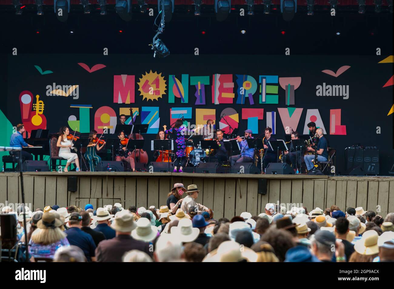 MIHO MAZAMA dirige M UNIT au Monterey Jazz Festival 2021 Banque D'Images