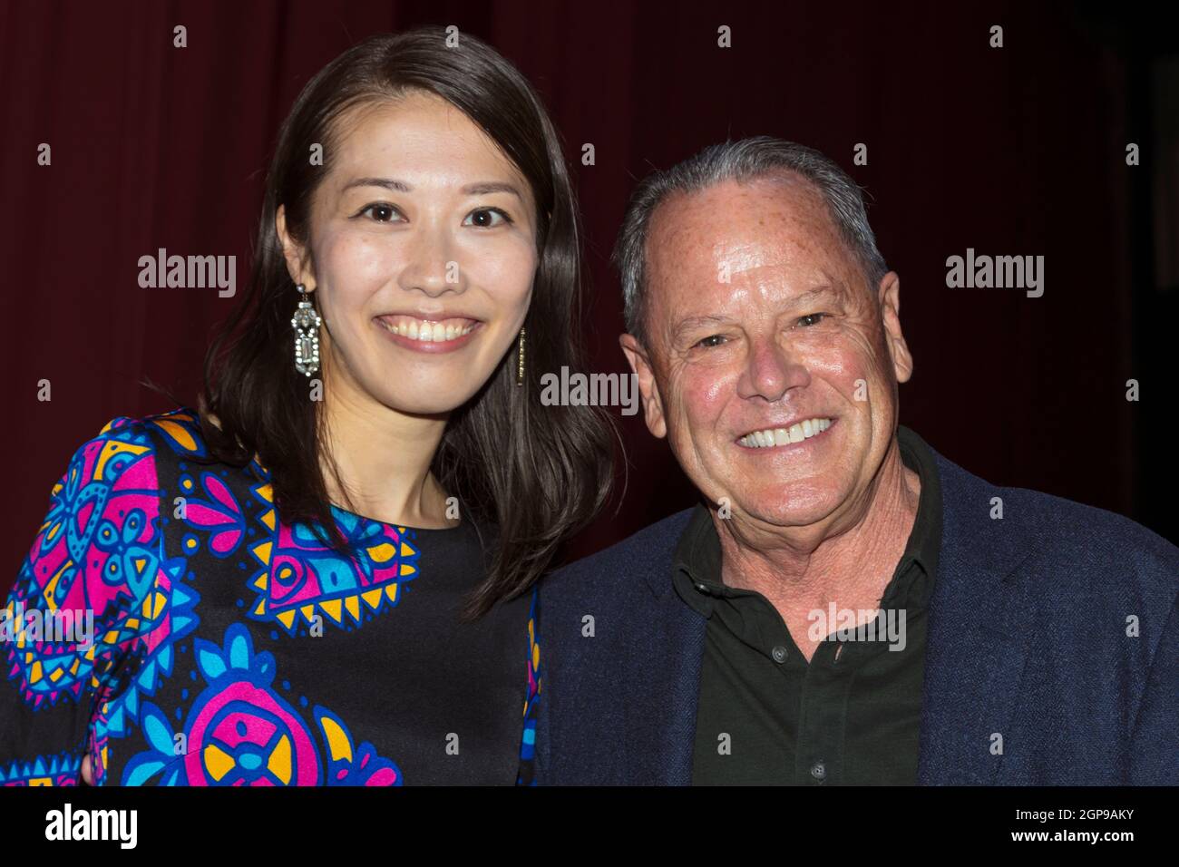Tim Jackson en coulisses avec MIHO MAZAMA et M UNIT au Monterey Jazz Festival 2021 Banque D'Images
