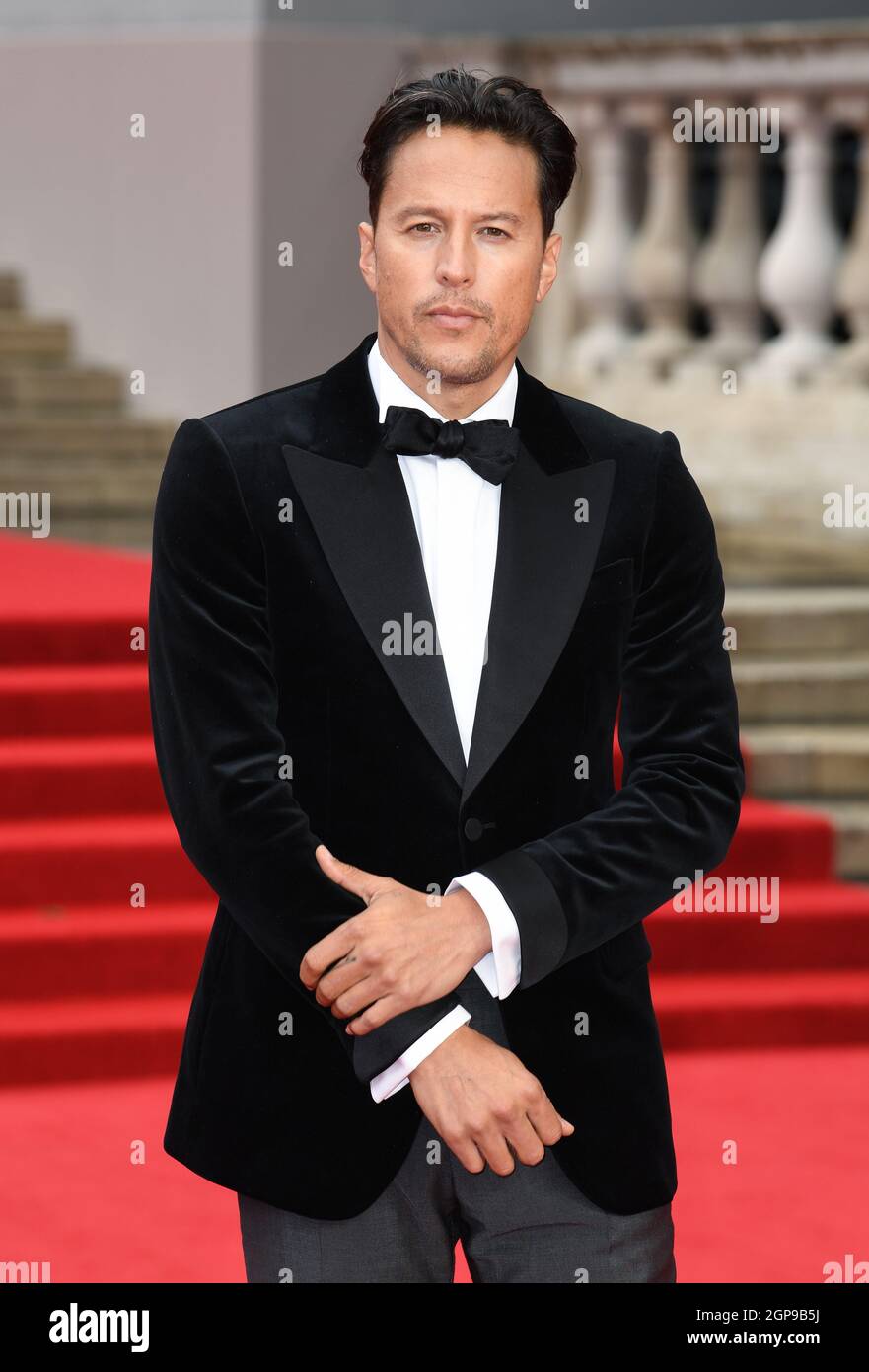 Londres, Royaume-Uni. 28 septembre 2021. 28 septembre 2021, Londres, Royaume-Uni. Cary Jodie Fukunaga arrivant à la première mondiale No Time to Die, le Royal Albert Hall, Londres. Crédit : Doug Peters/Alamy Live News Banque D'Images