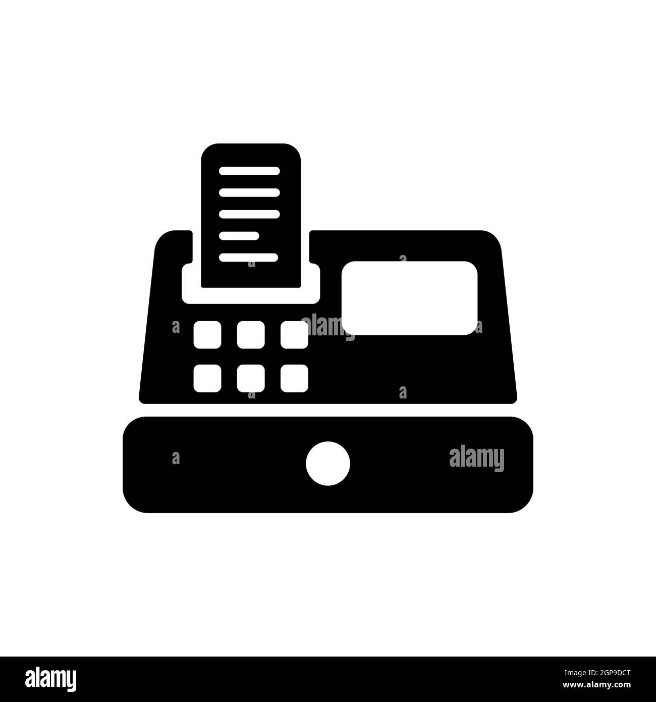 Icône de glyphe de caisse. E-commerce. Symbole graphique pour la conception de votre site Web, votre logo, votre application, votre interface utilisateur. Illustration vectorielle, EPS10. Banque D'Images