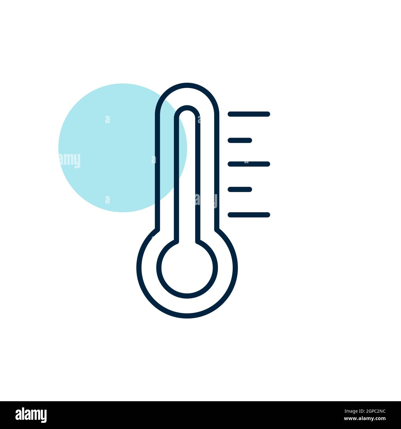 Icône de vecteur chaud de température du thermomètre. Signe de météorologie. Symbole graphique pour le site Web et les applications de voyage, de tourisme et de météo, design, logo, application, interface utilisateur Banque D'Images