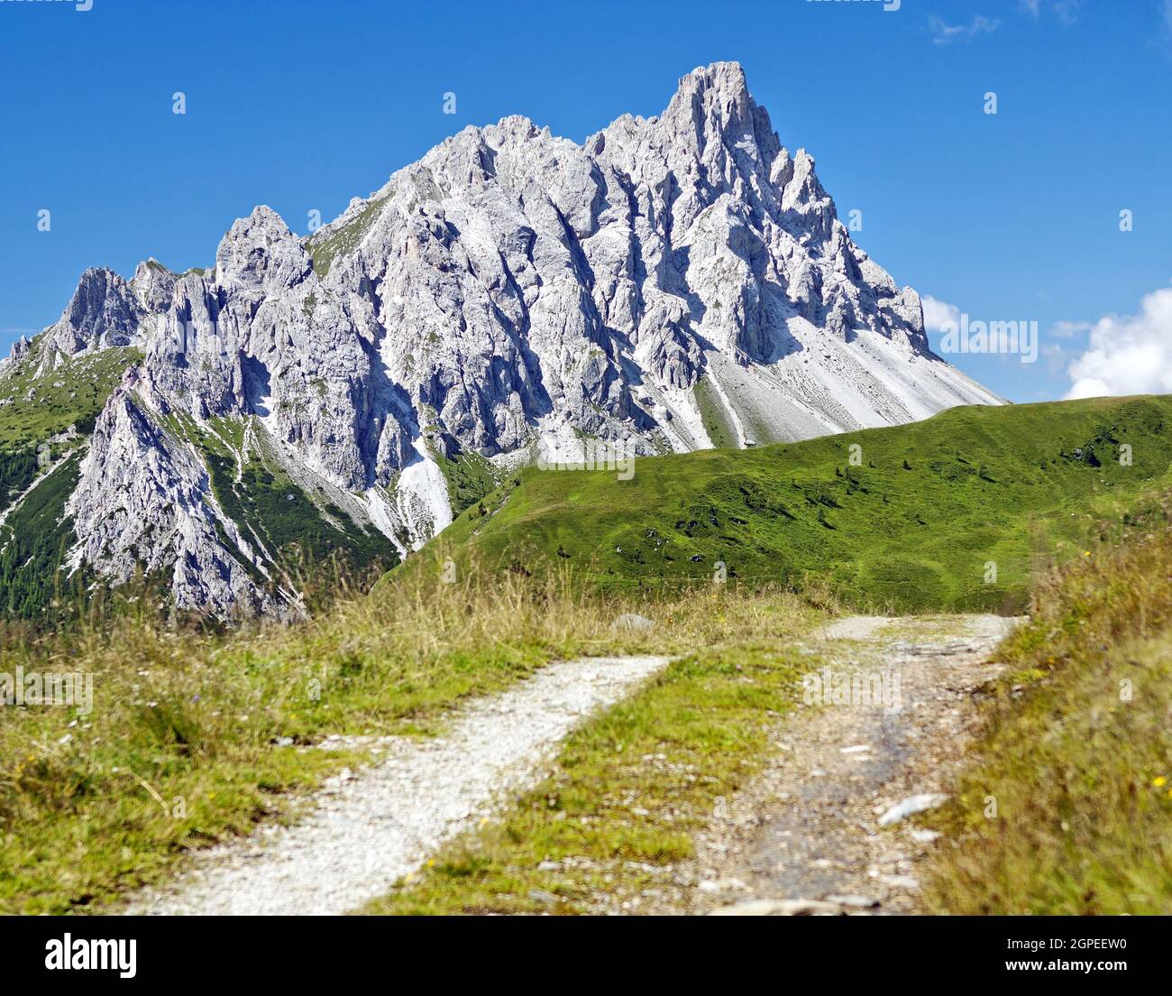 Crode Dei Longerin - Alpi Carniche ou Karnische Alpen - Dolomiti - Italie Banque D'Images