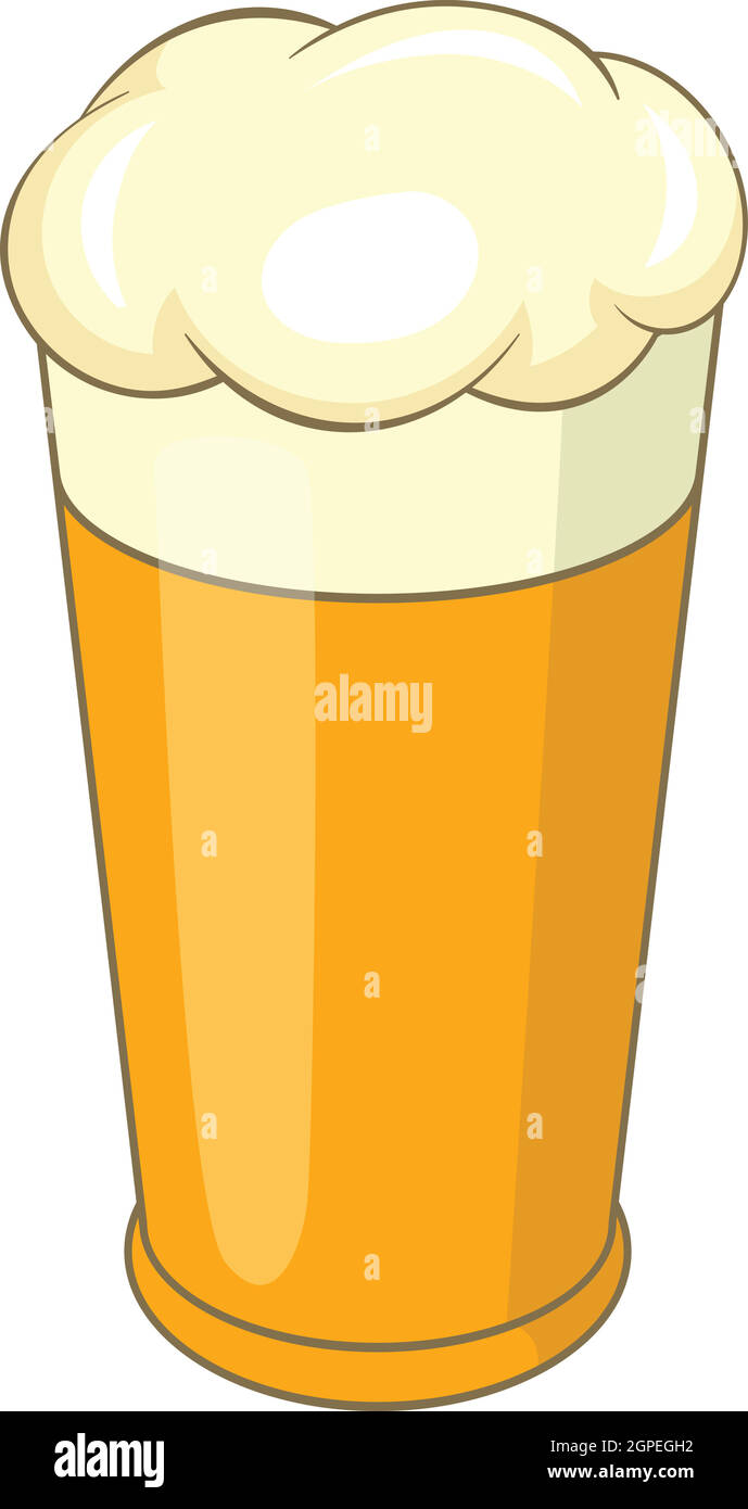 Beer mug suisse, icône de style cartoon Illustration de Vecteur