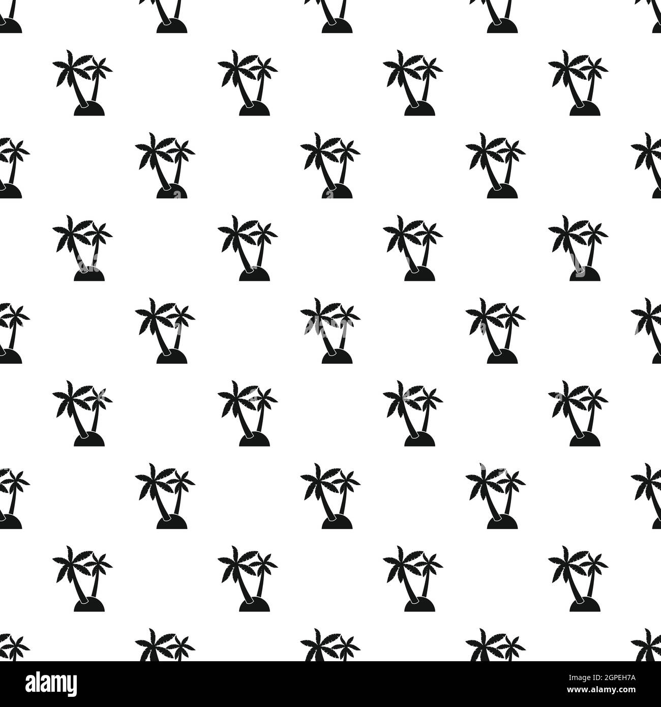 Palms pattern, style simple. Illustration de Vecteur Palms pattern, style simple. Illustration de Vecteur