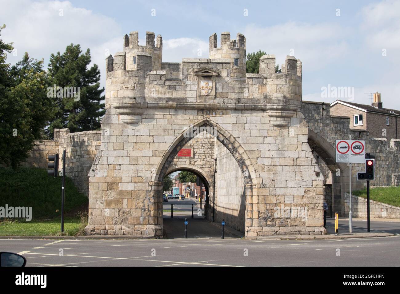 Walmgate Bar, York Banque D'Images