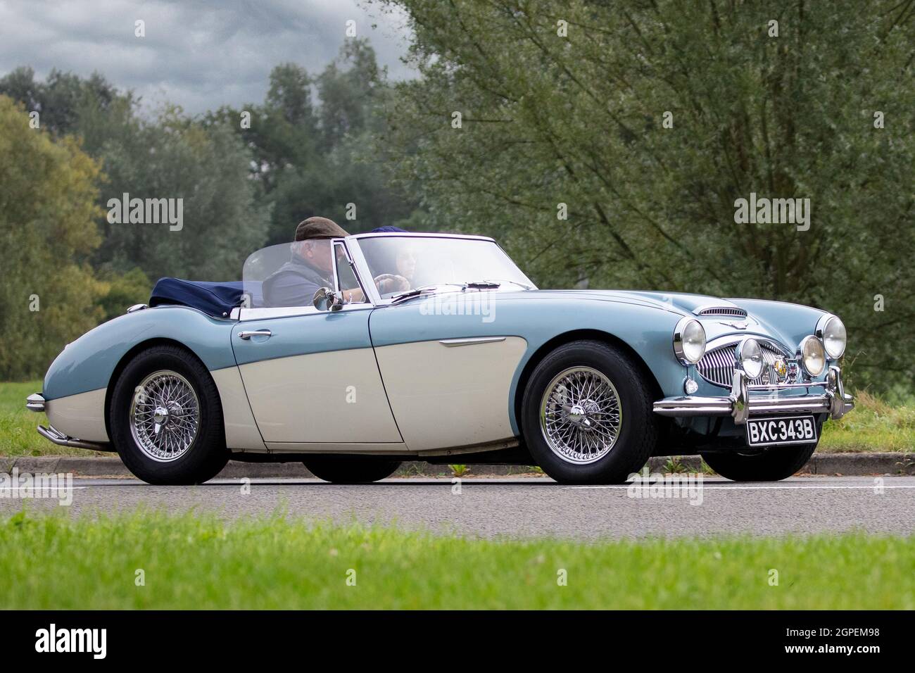 1964 Austin Healey voiture classique Banque D'Images