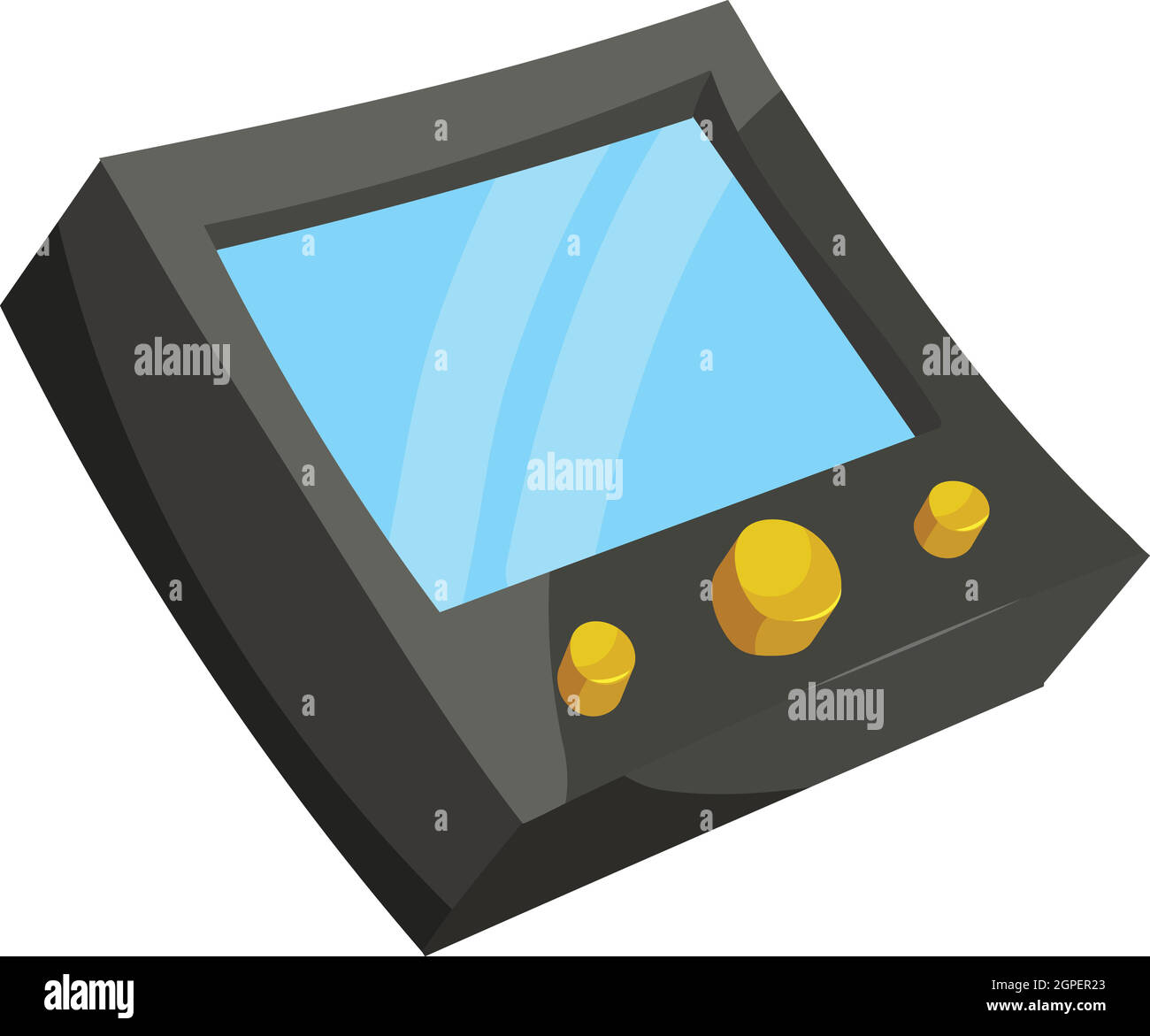 Compteur pour vélo, icône style isométrique Illustration de Vecteur
