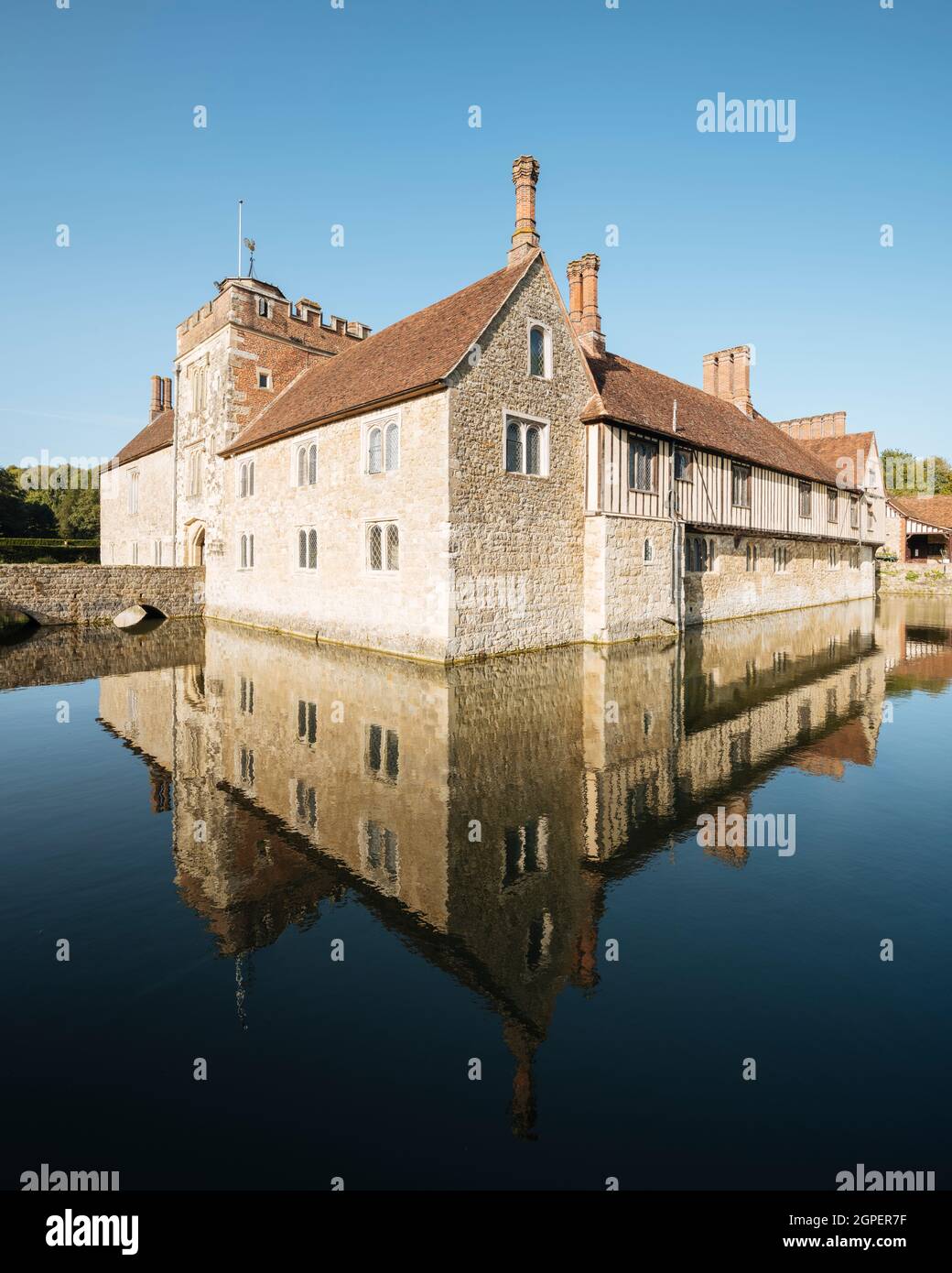 Ightham Mote, Kent, Angleterre, Royaume-Uni Banque D'Images