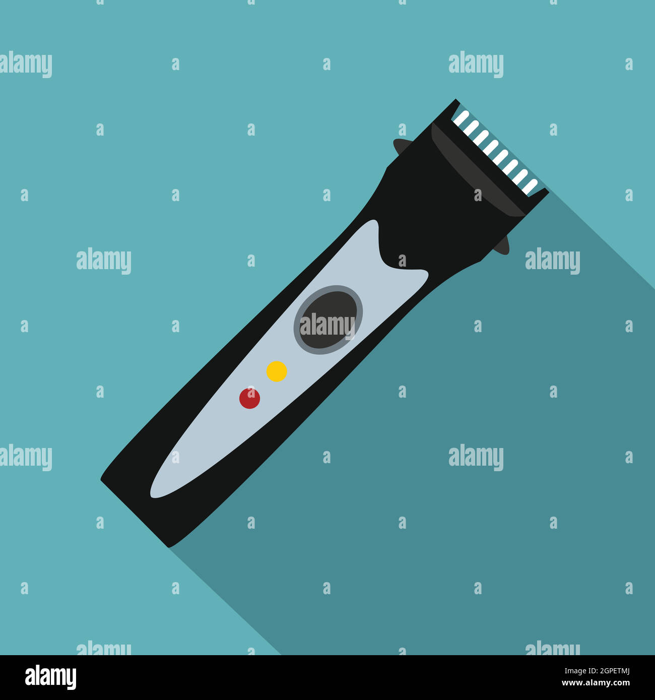 L'icône de tondeuse à cheveux, télévision, Illustration de Vecteur