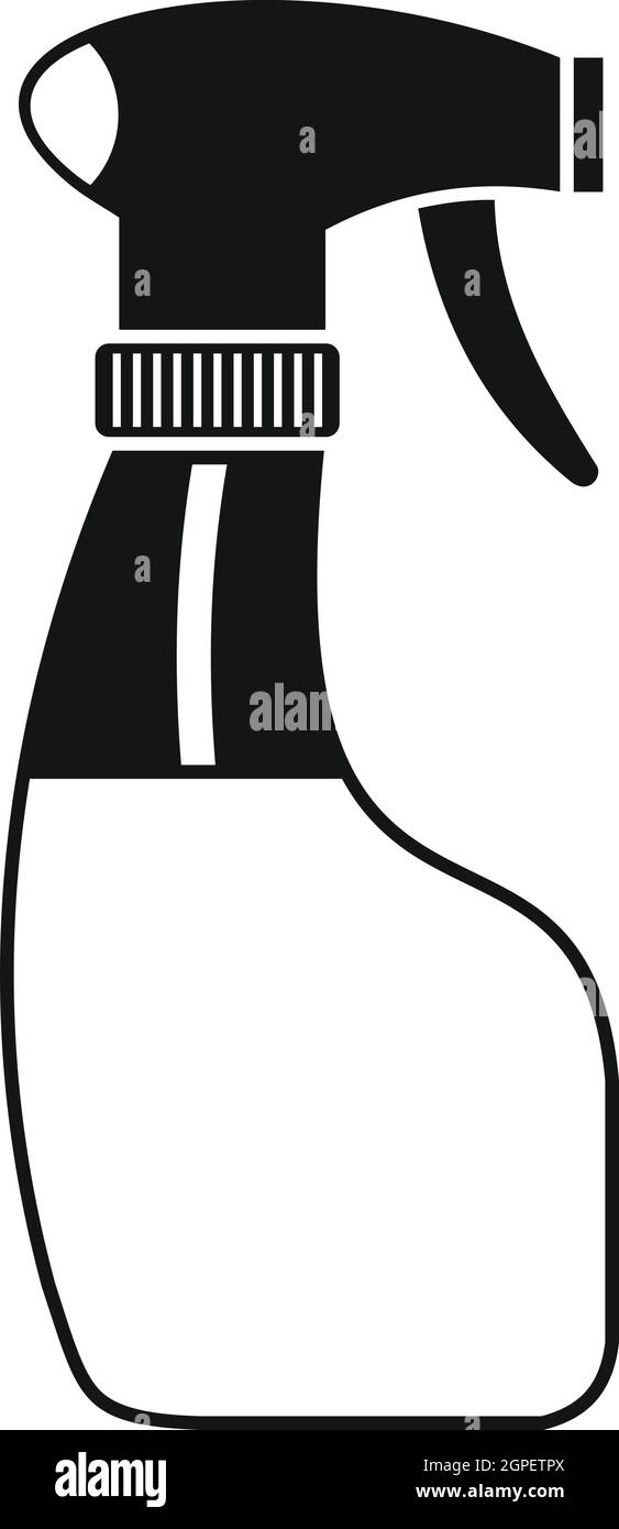 L'icône de pulvérisation, le style simple Illustration de Vecteur