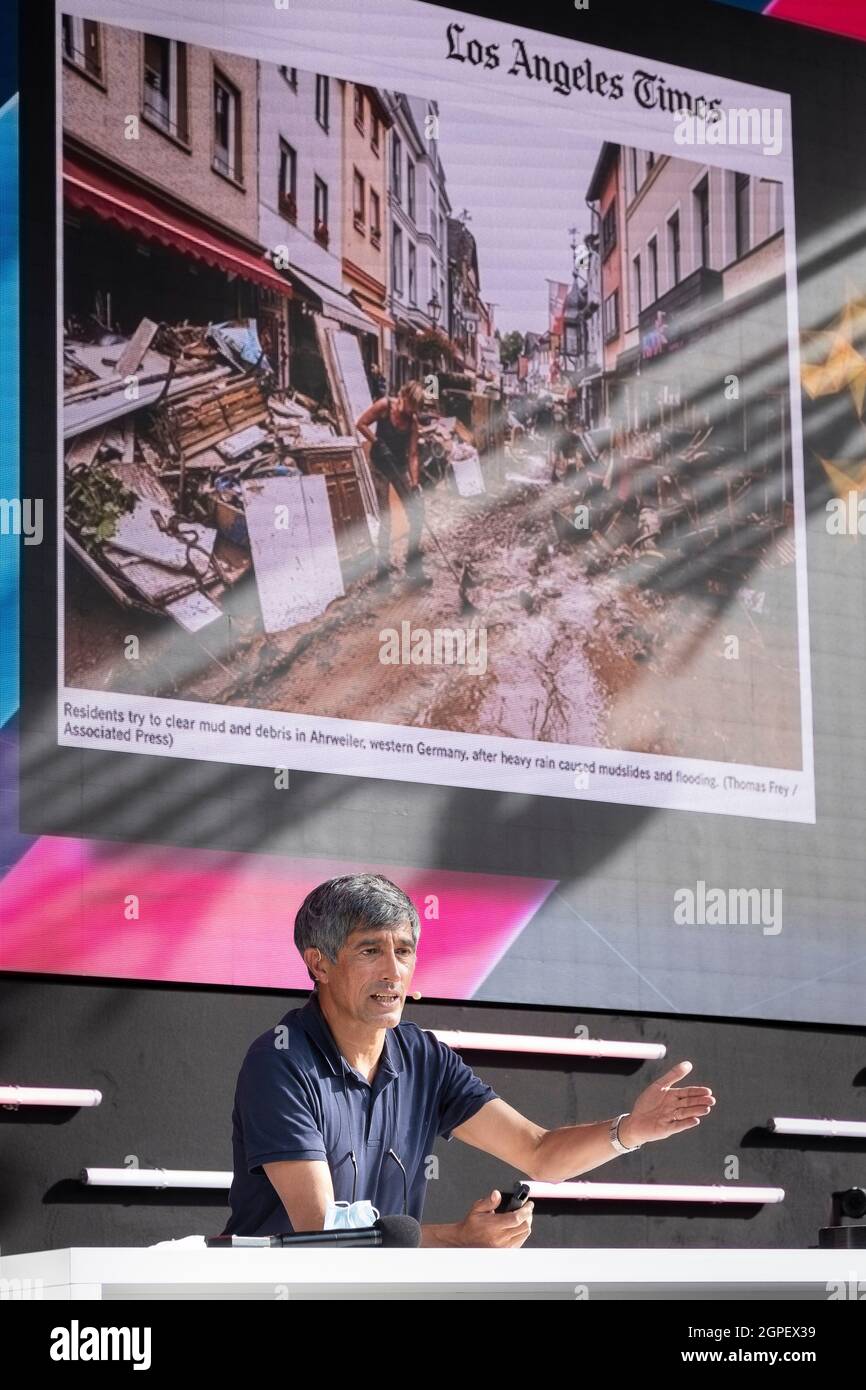 Ranga Yogeshwar, journaliste scientifique et présentateur de télévision Banque D'Images