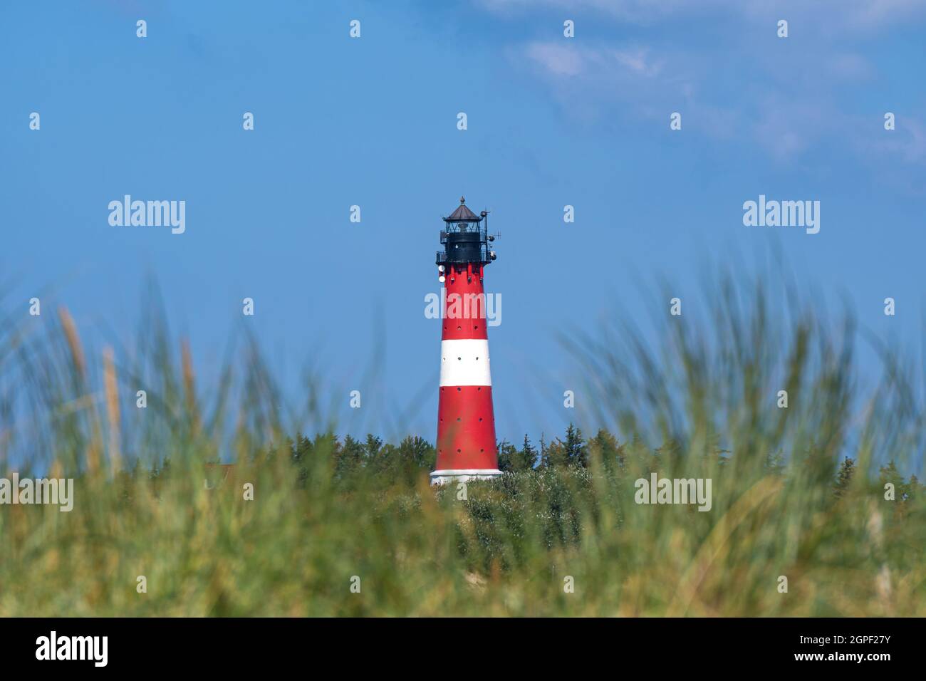 Leuchtturm Hörnum - Sylt, Allemagne Banque D'Images