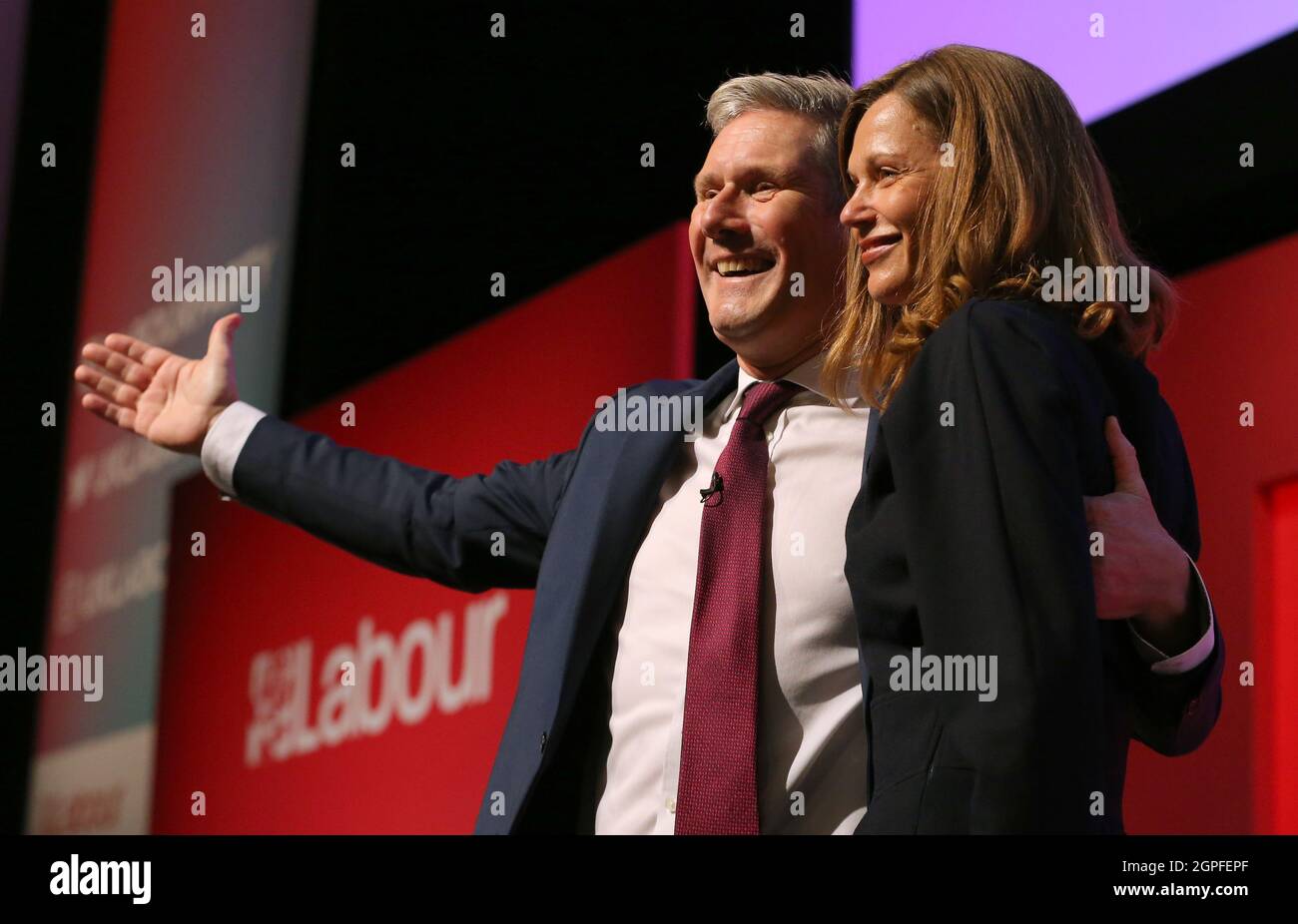 KEIR STARMER, VICTORIA STARMER, 2021 Banque D'Images