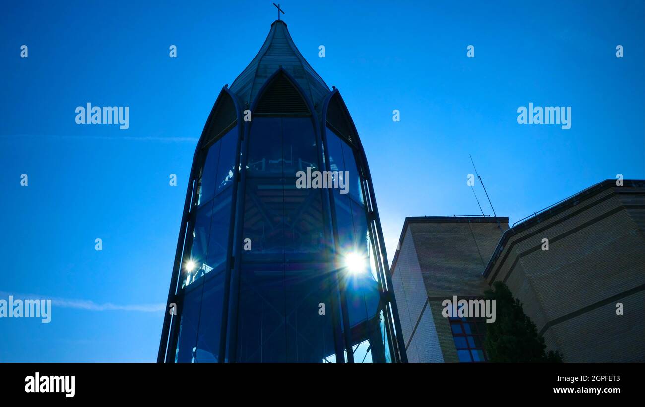 Tour de cloche en verre Banque D'Images