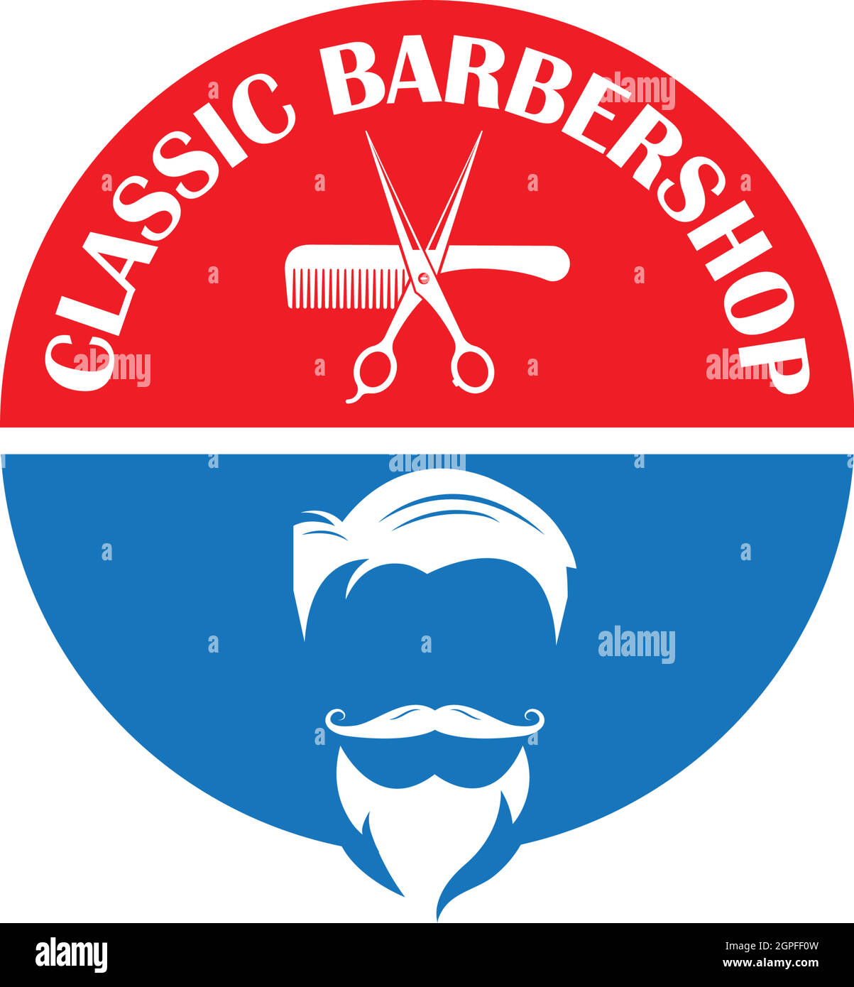 icône du salon de coiffure icône vectorielle Illustration de Vecteur