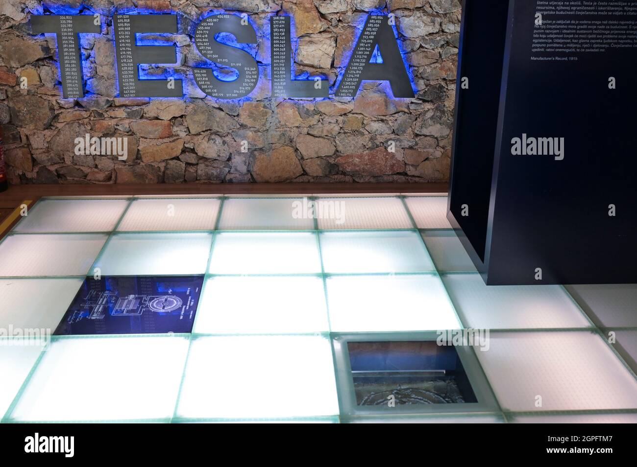 Wo Ist Nikola Tesla Geboren CROATIE, Smiljan, Musée Nikola Tesla, lieu de naissance de l'inventeur