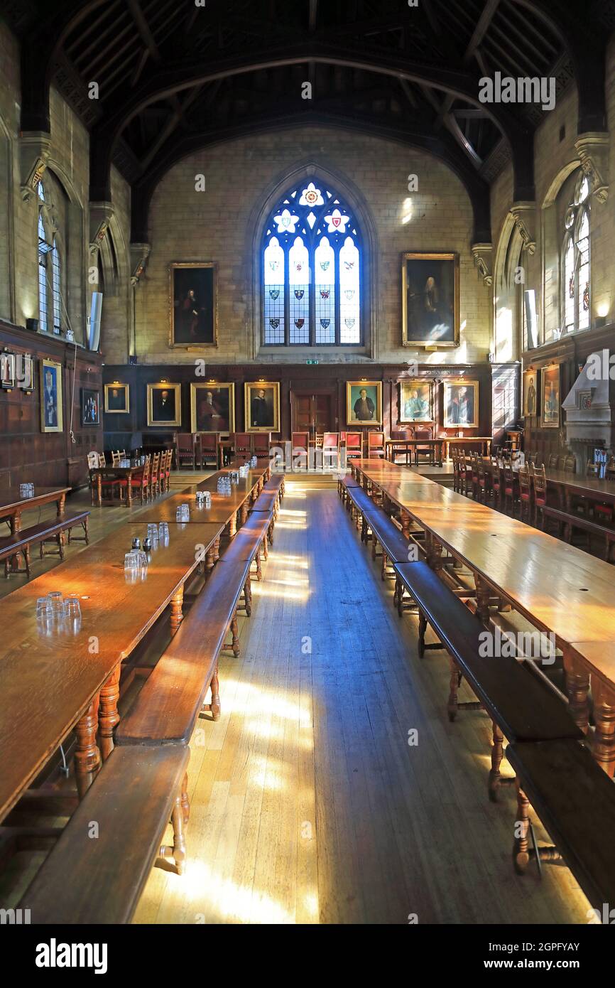 Balliol College Dining Room, Université d'Oxford Banque D'Images