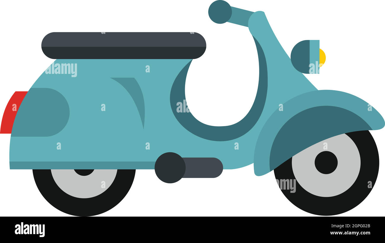 Icône style Scooted, télévision Illustration de Vecteur