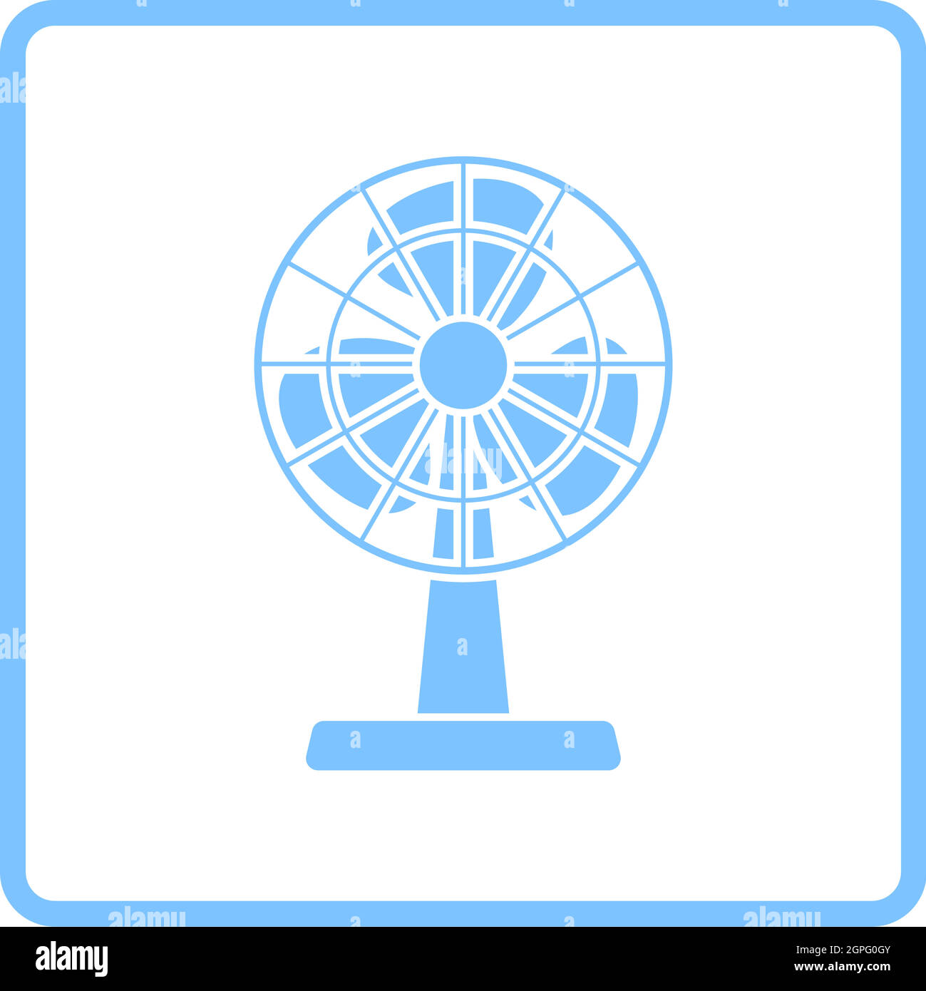 Icône ventilateur électrique Illustration de Vecteur