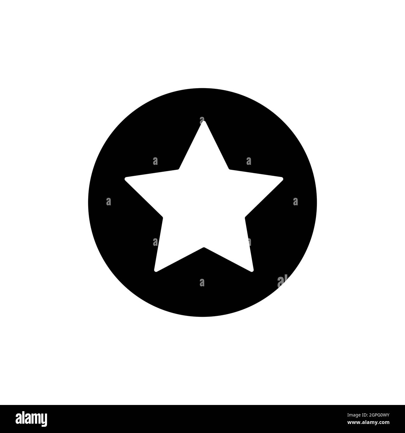 Ajouter aux favoris vecteur glyphe icône, étoile symbole Illustration de Vecteur