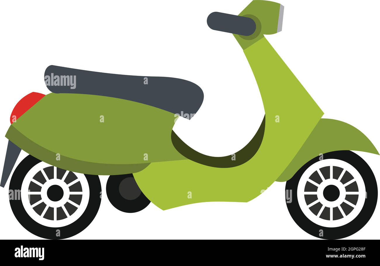 Icône style Scooter, télévision Illustration de Vecteur
