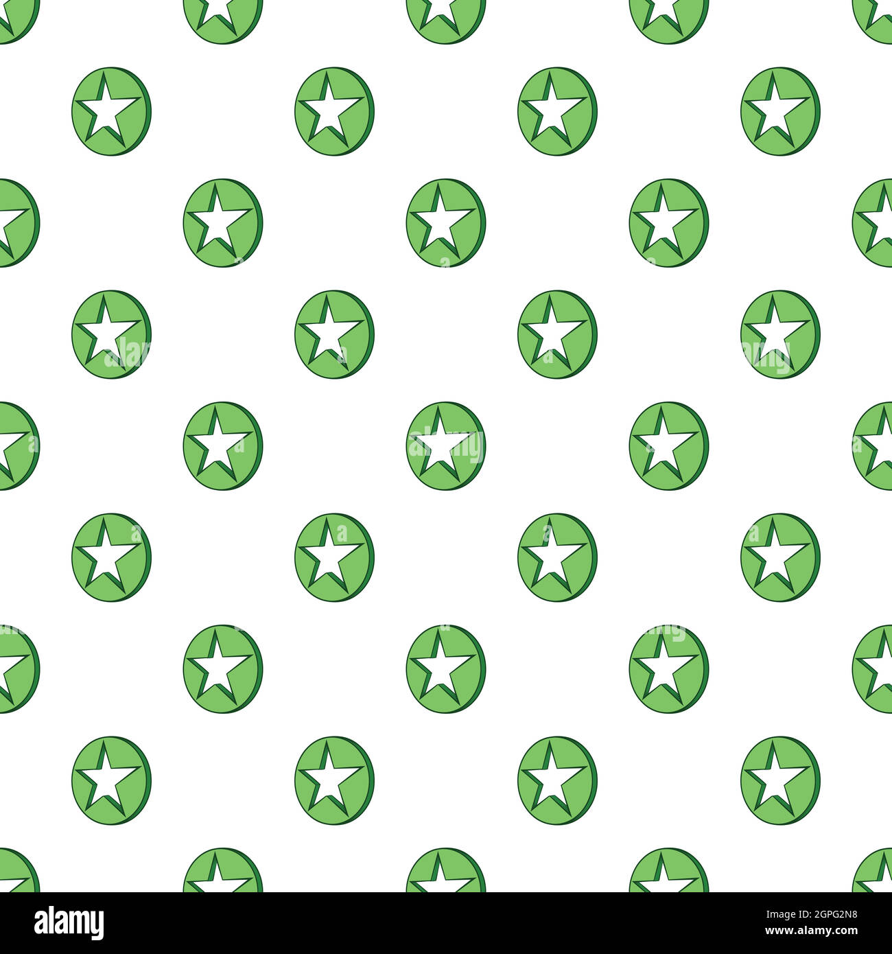 Star en motif de cercles, de style cartoon Illustration de Vecteur