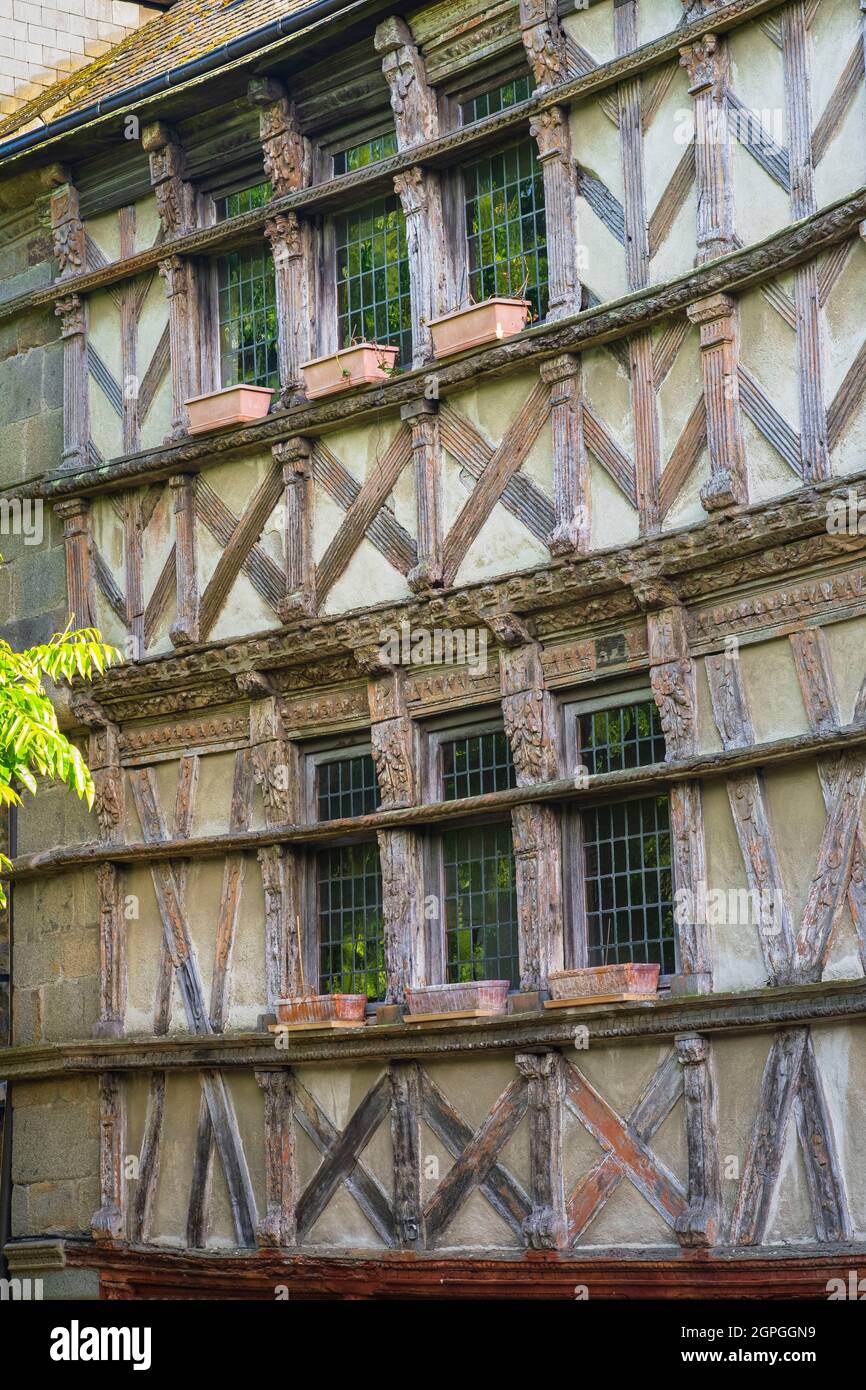 France, Côtes d'Armor, Saint-Brieuc, XVIe siècle Hôtel Ducs of Brittany Banque D'Images