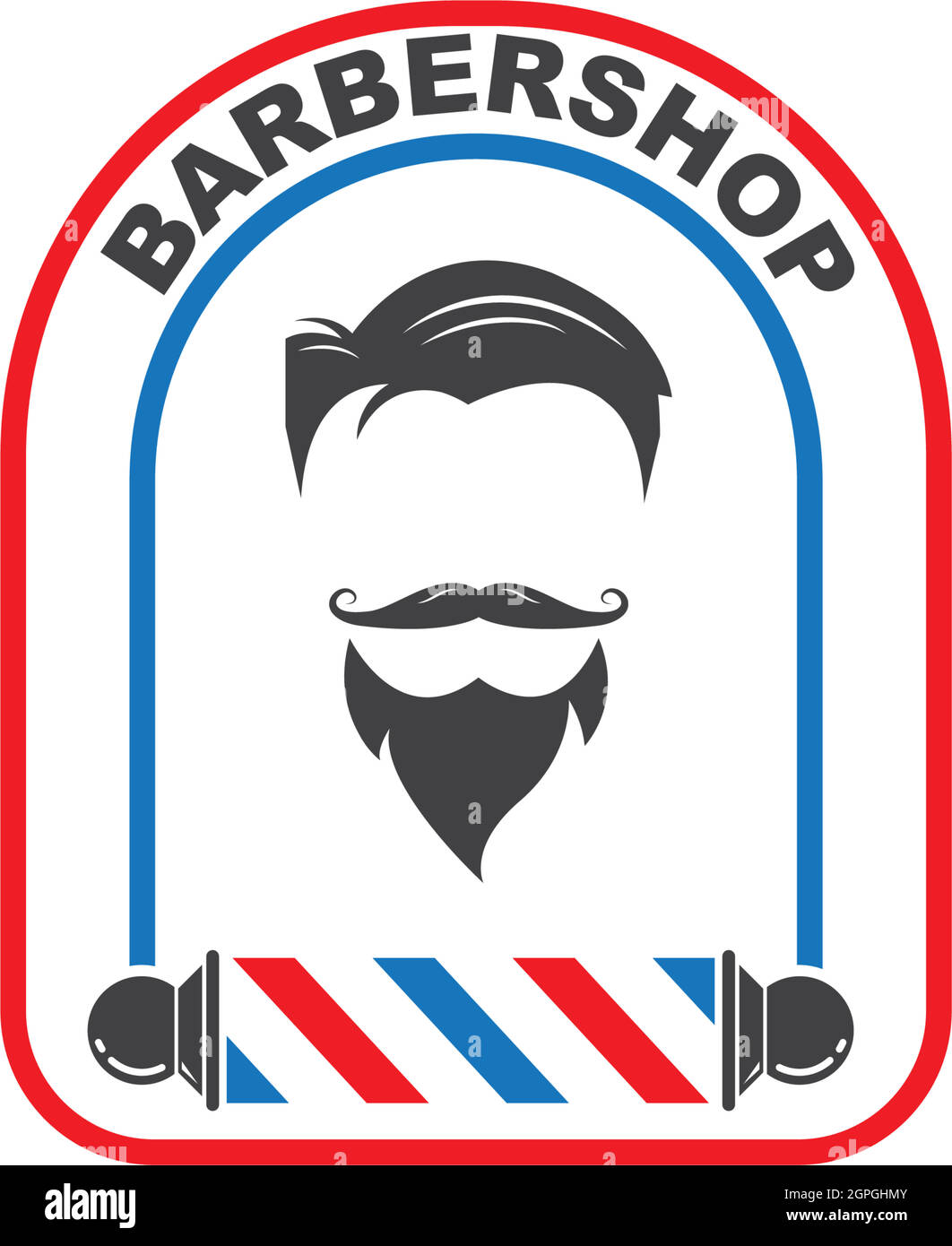 icône du salon de coiffure icône vectorielle Illustration de Vecteur