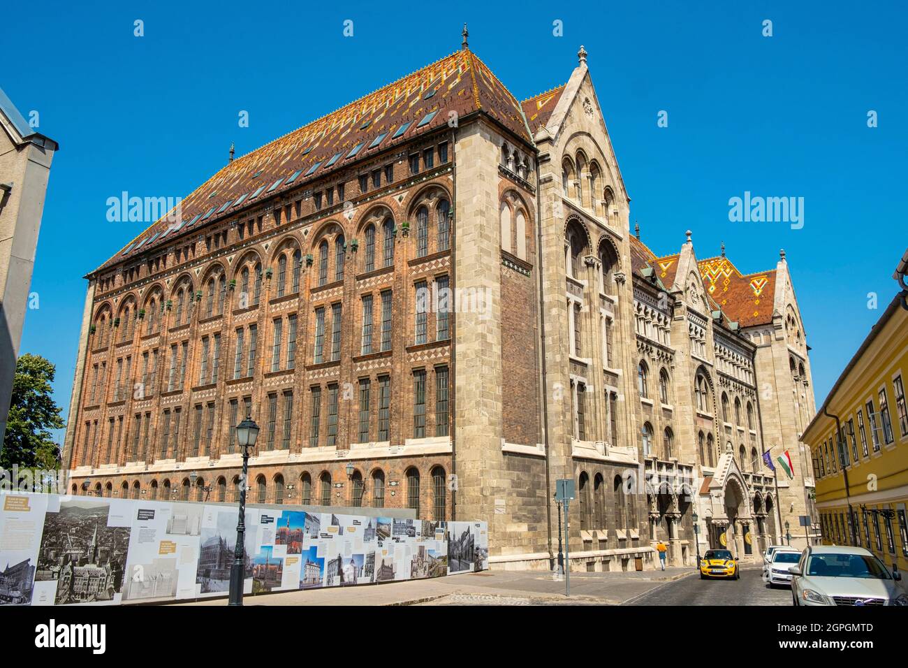 Hongrie, Budapest, classée au patrimoine mondial de l'UNESCO, quartier de Buda, colline du château, Archives nationales hongroises Banque D'Images