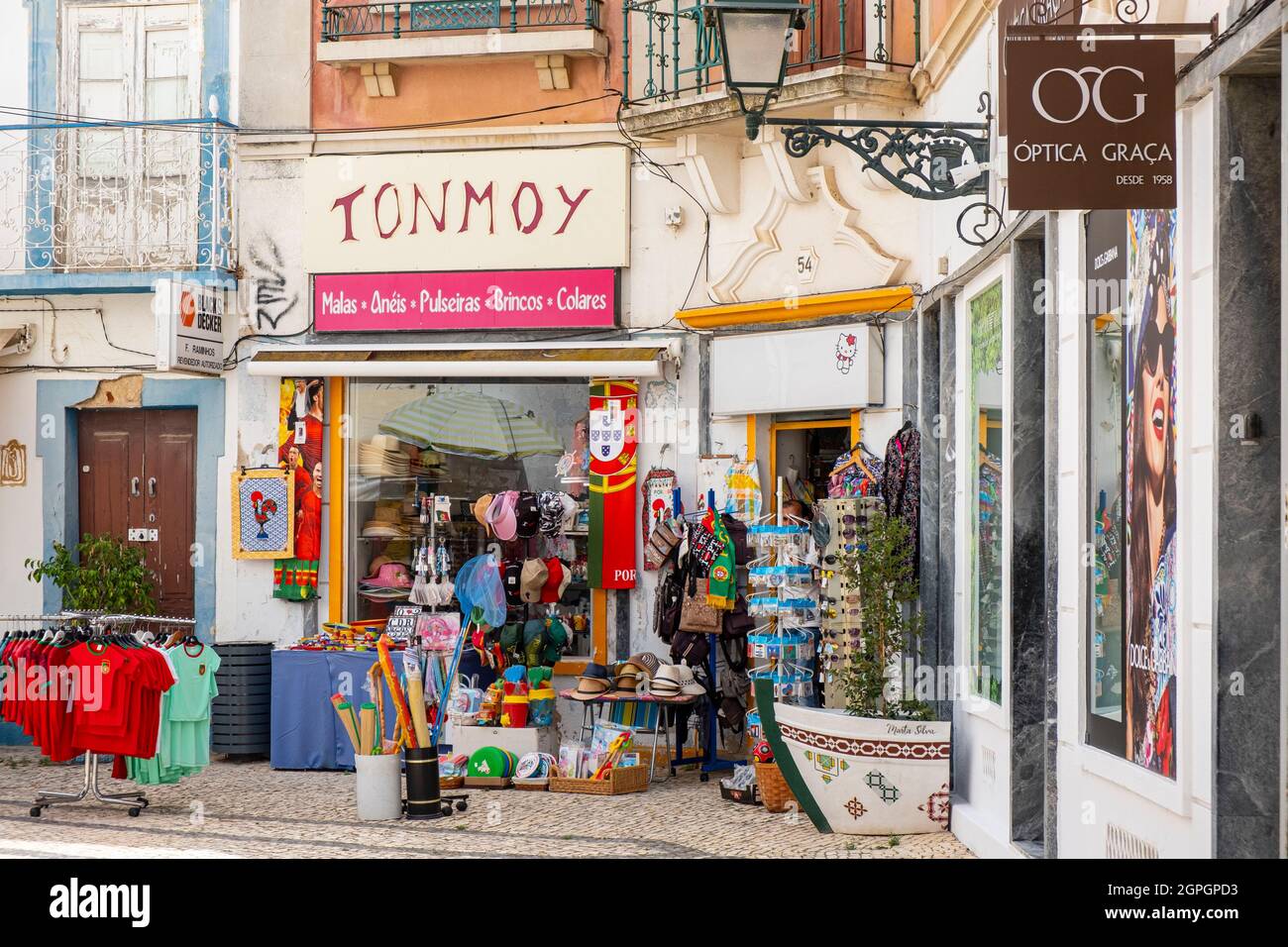 Portugal, Algarve, Olhao, la vieille ville Banque D'Images